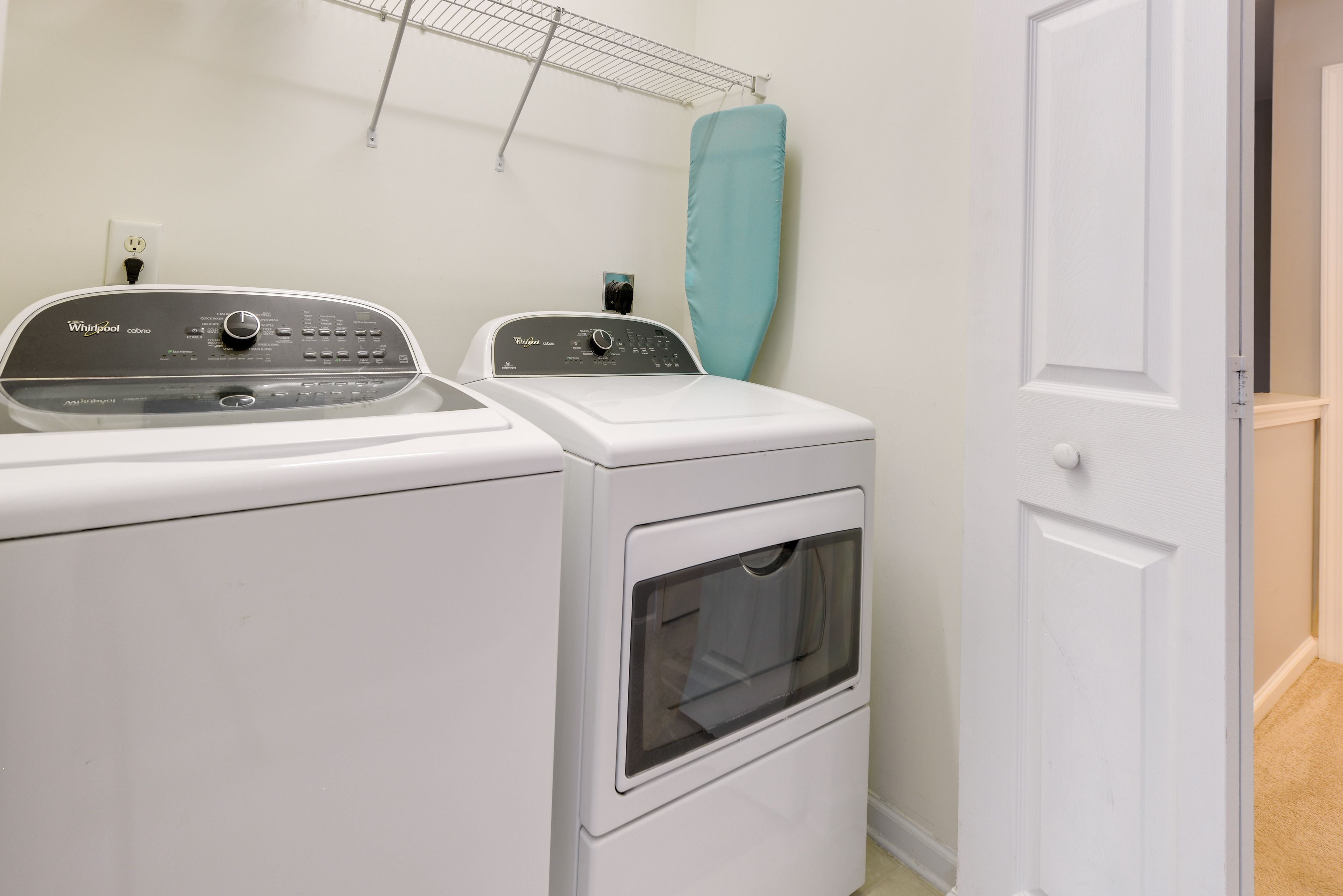 Laundry Area | Washer/Dryer | Laundry Detergent | Iron/Board