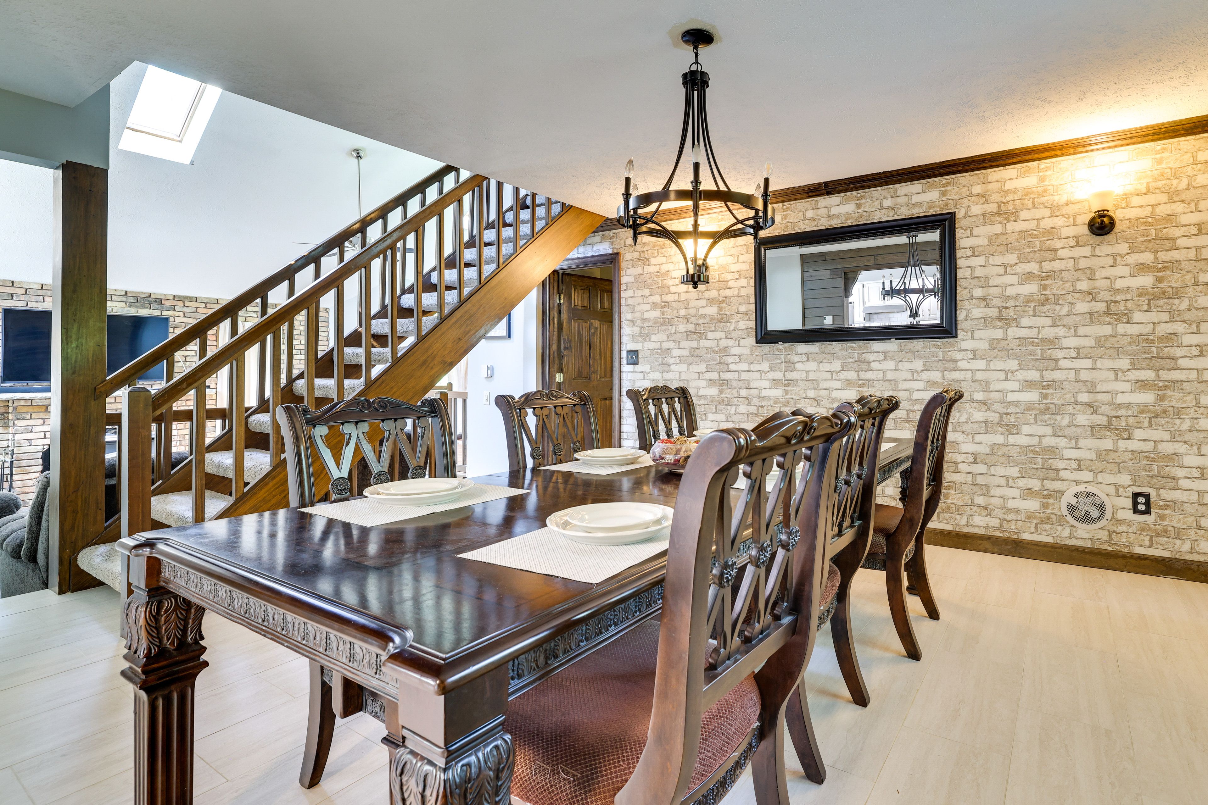 Dining Area | 1st Floor | Dishware & Flatware Provided