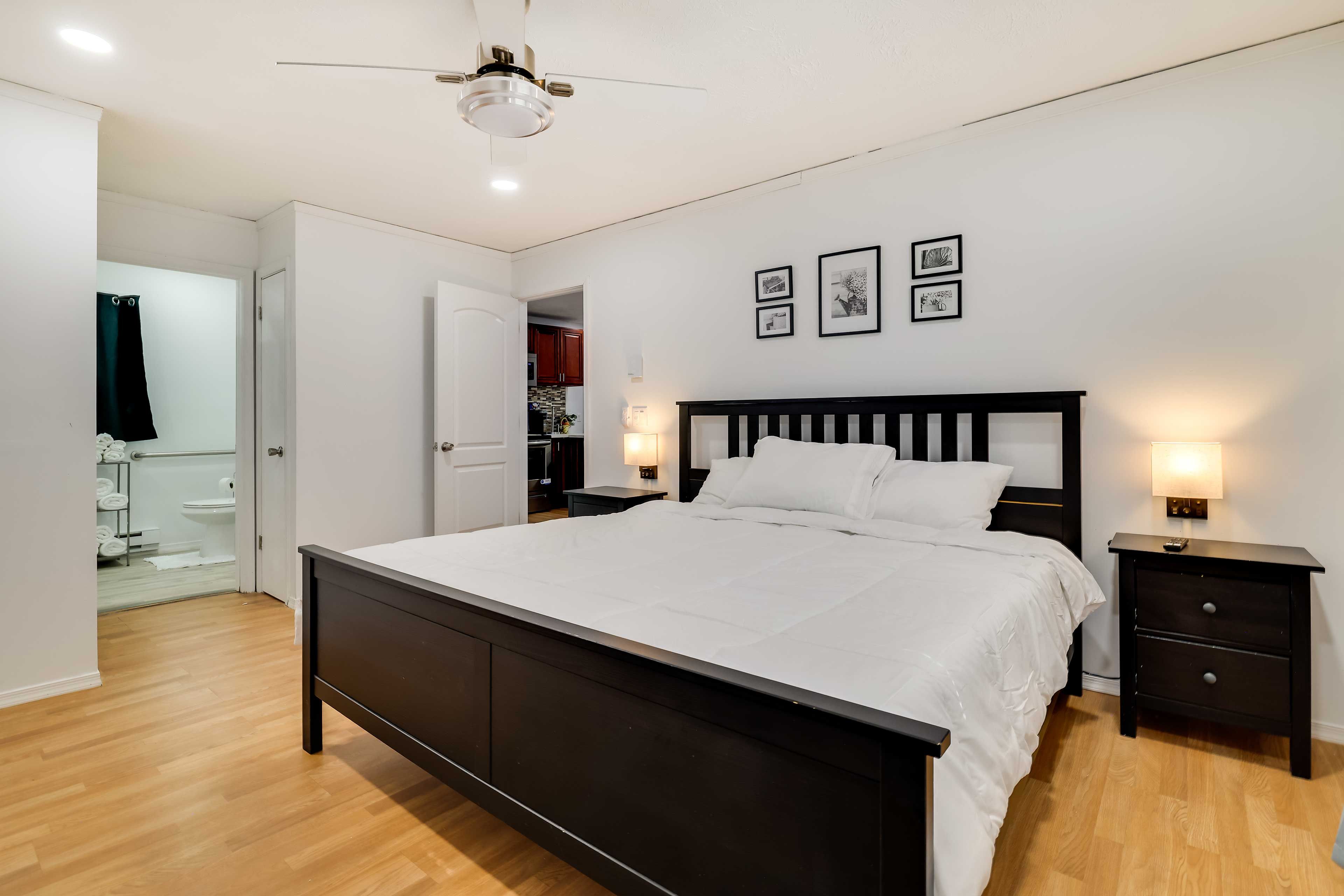 Bedroom 1 | King Bed | Linens Provided