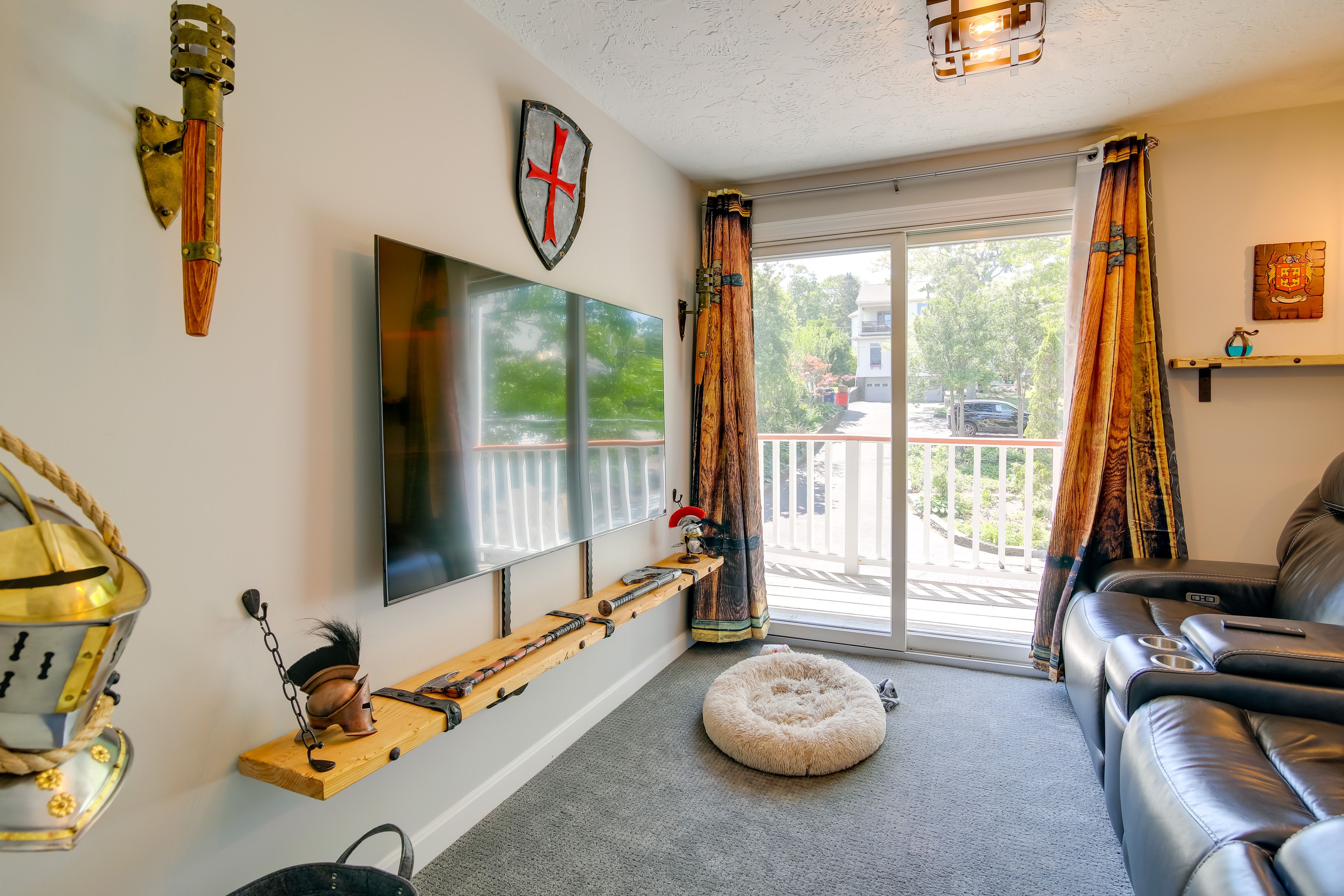 Media Room | 2nd Floor | Smart TV | Front Deck Access
