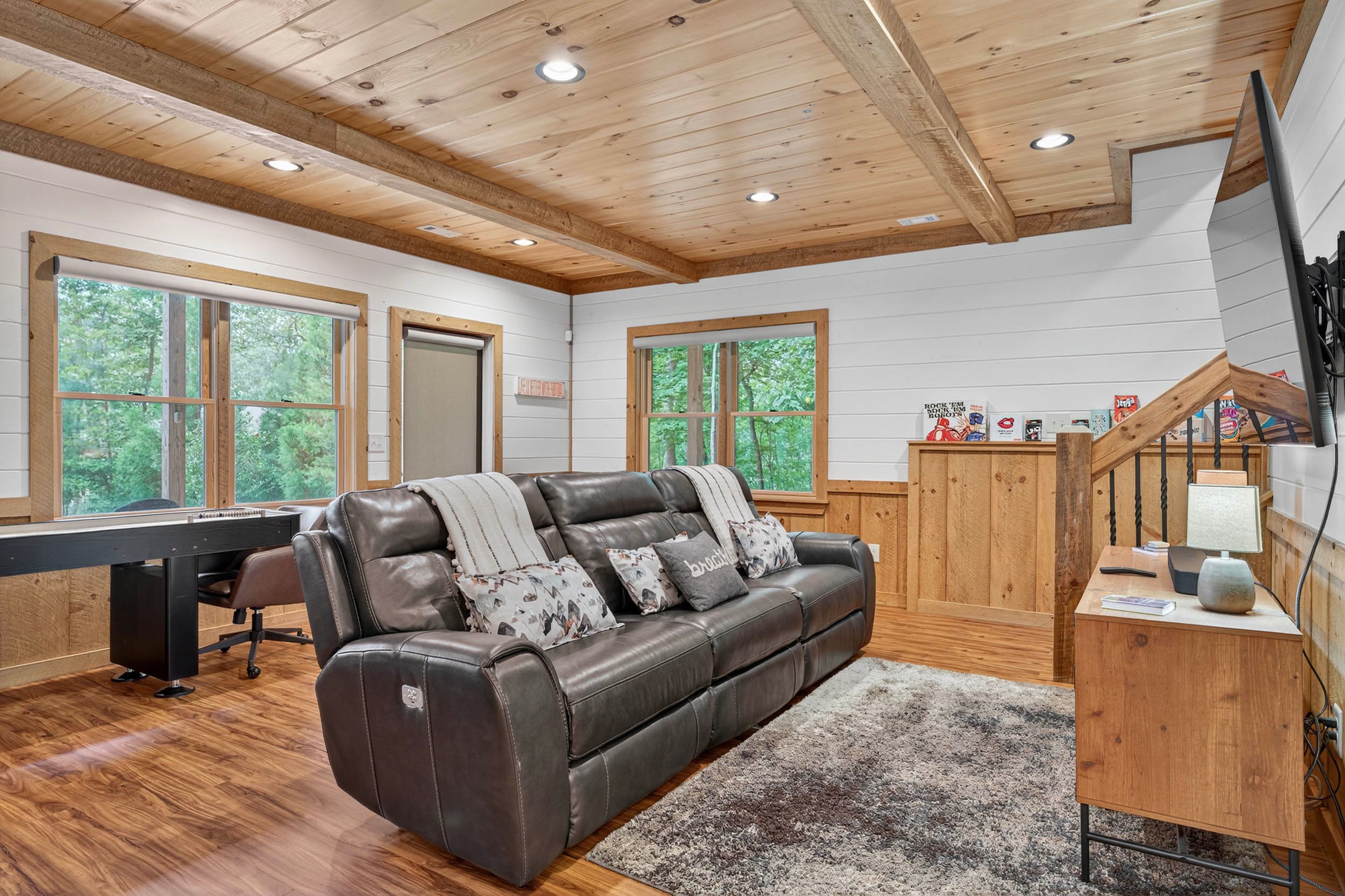 Game Room | Smart TV | Beverage Fridge | Popcorn Maker | Basement Level