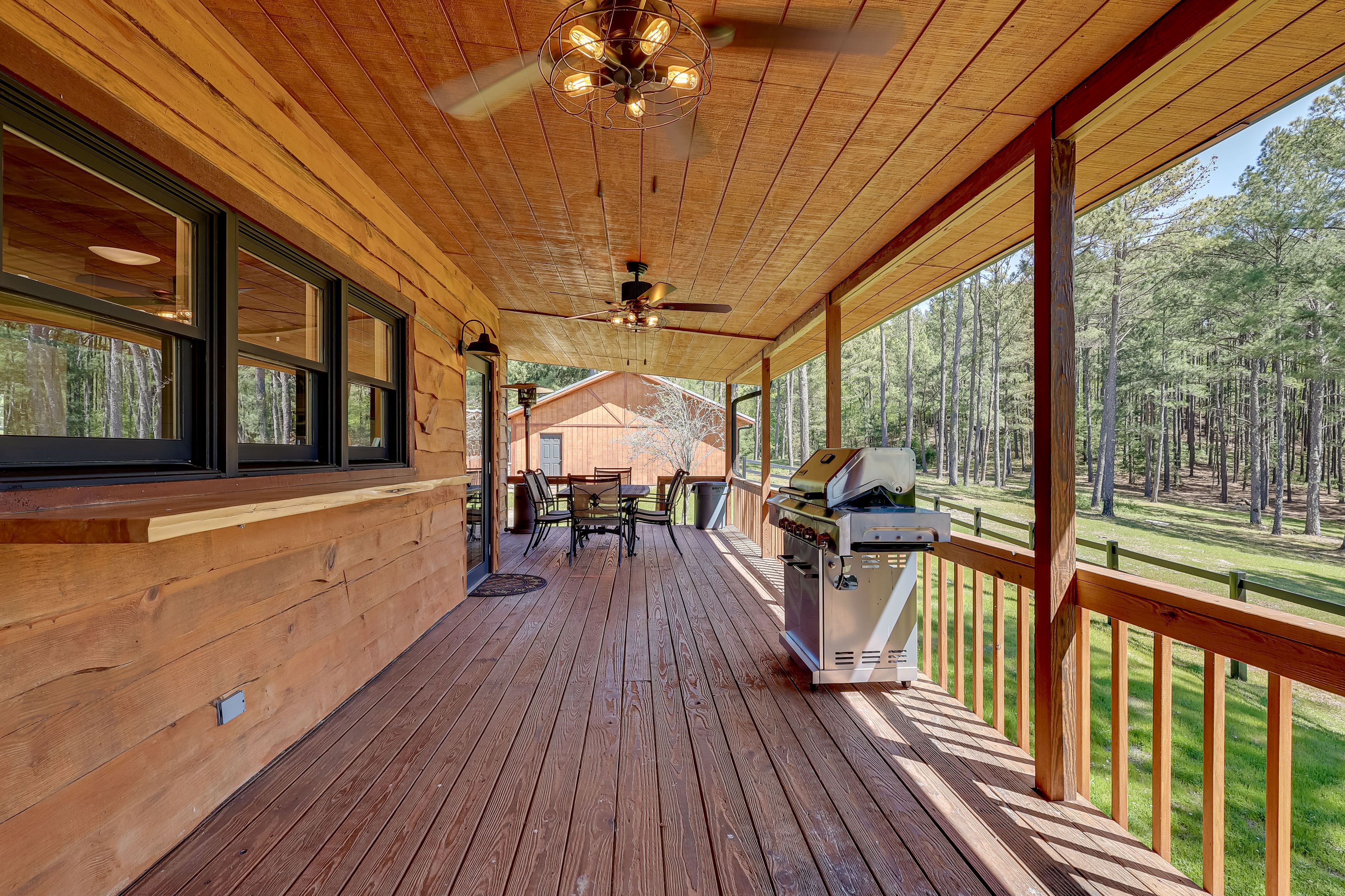 Deck | Gas Grill | Outdoor Seating & Dining | Ceiling Fans