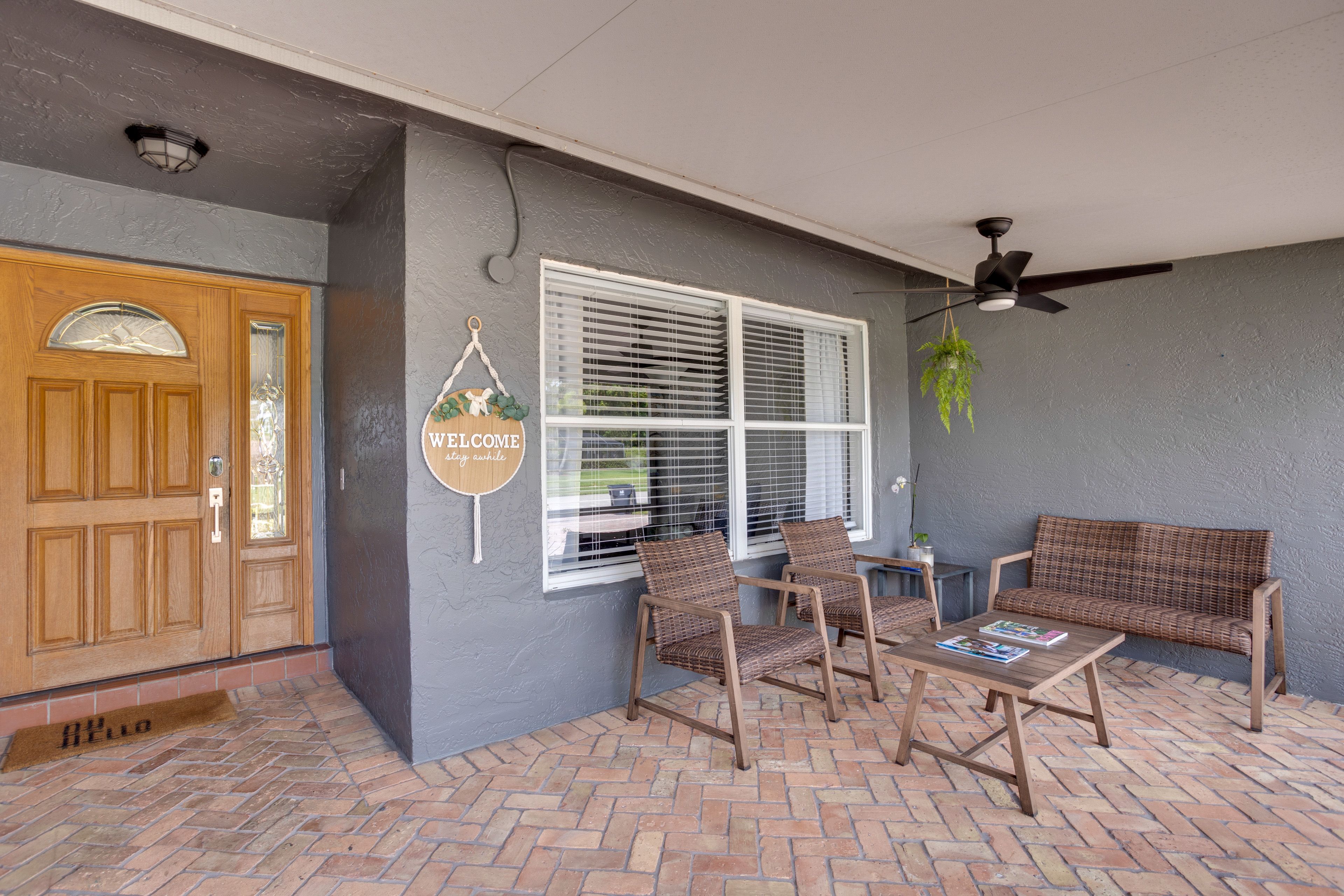 Screened Front Porch