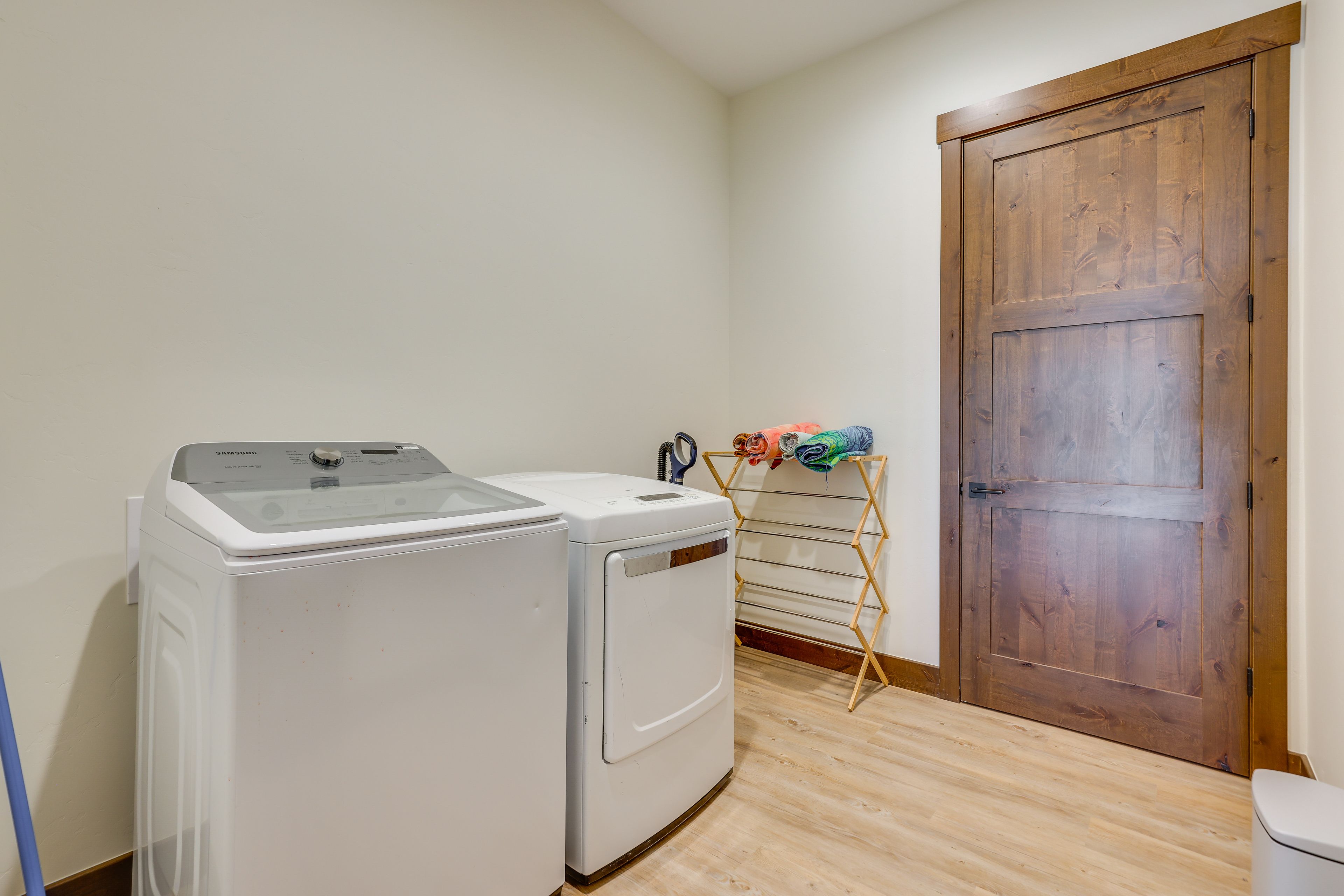 Laundry Room | Lower Level | Washer + Dryer | Laundry Detergent