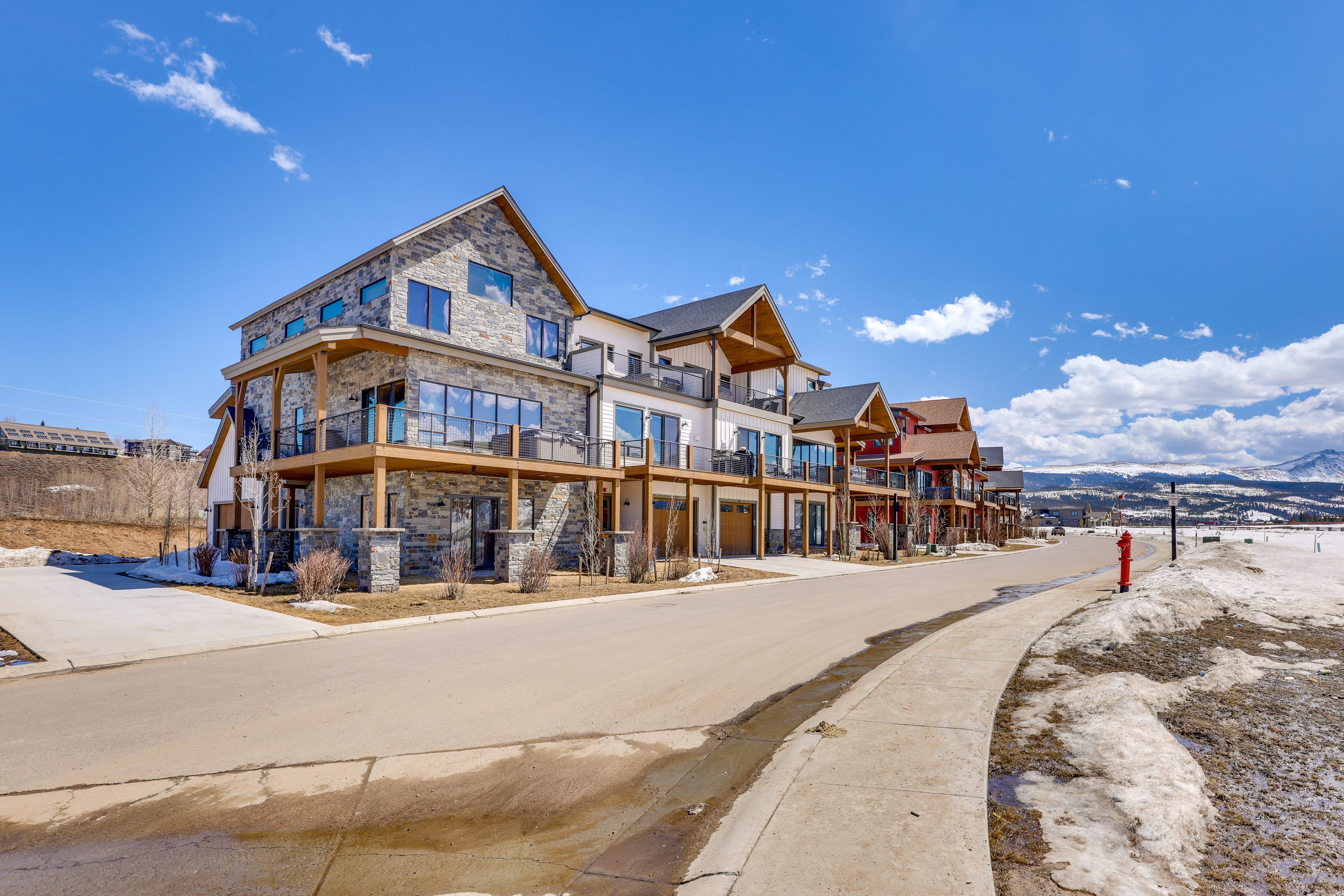 Townhome Exterior | Views of Winter Park Resort & Byers Peak