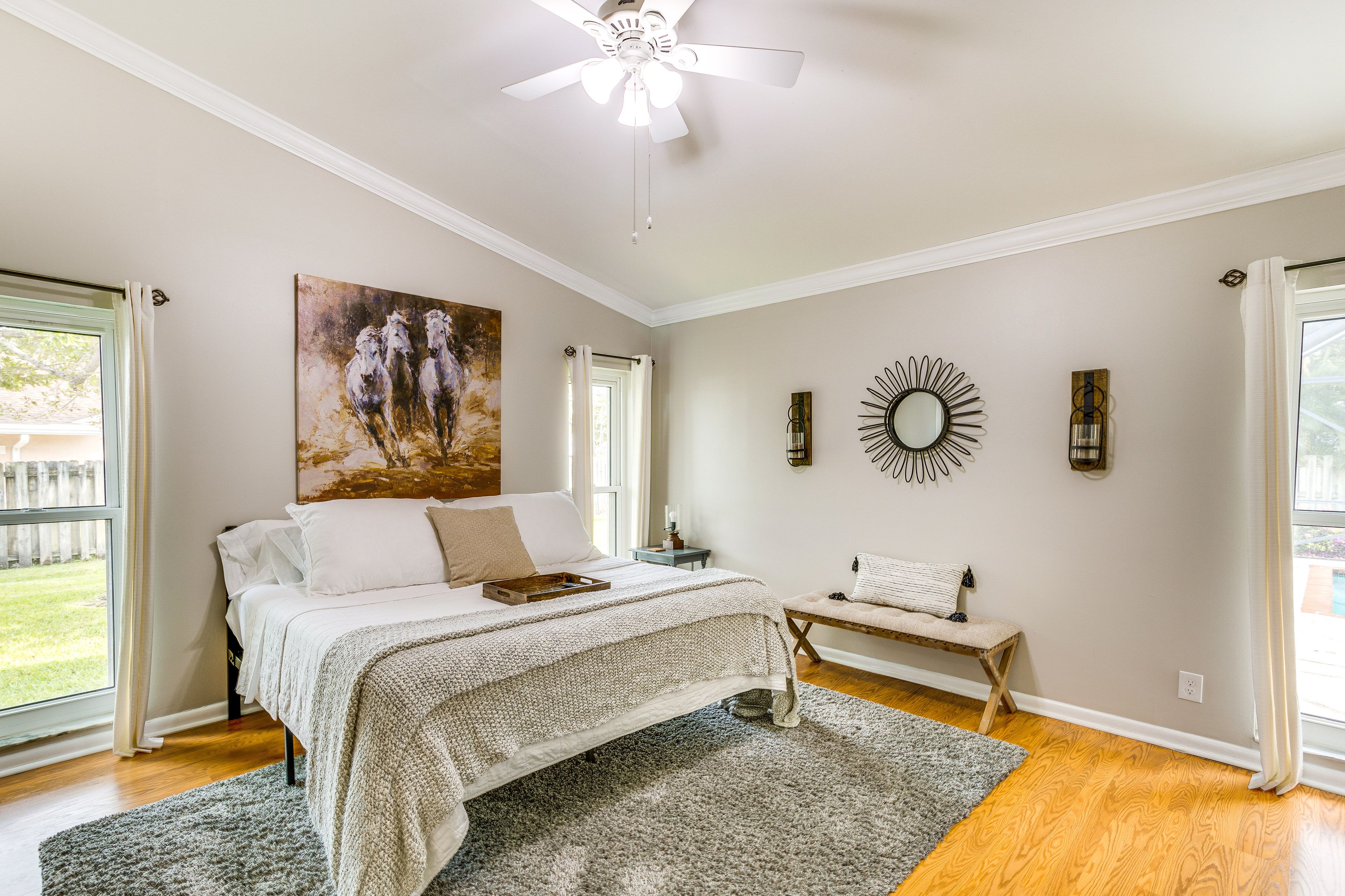 Bedroom 1 | California King Bed | Smart TV