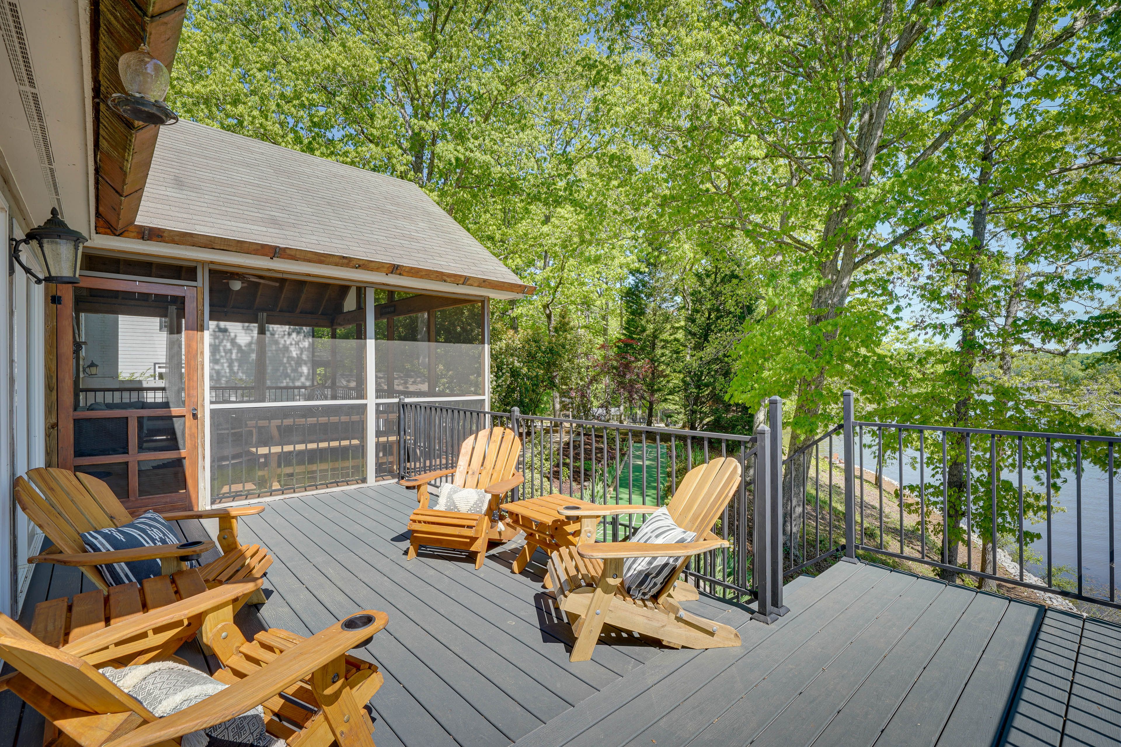 Deck | Gas Grill | Adirondack Chairs | Lake Views