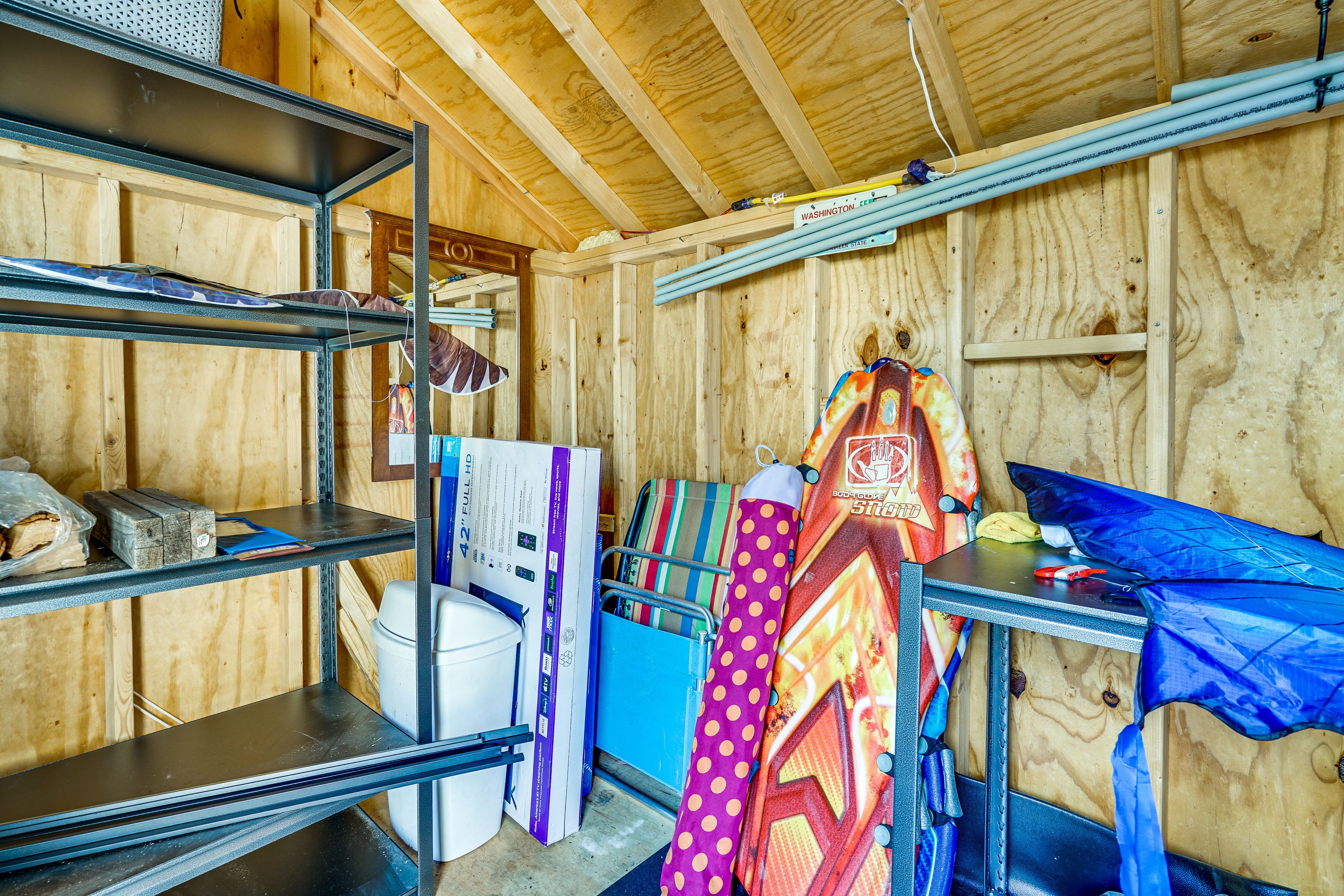 Shed | EV Charger | Generator | Kites | Beach Chairs