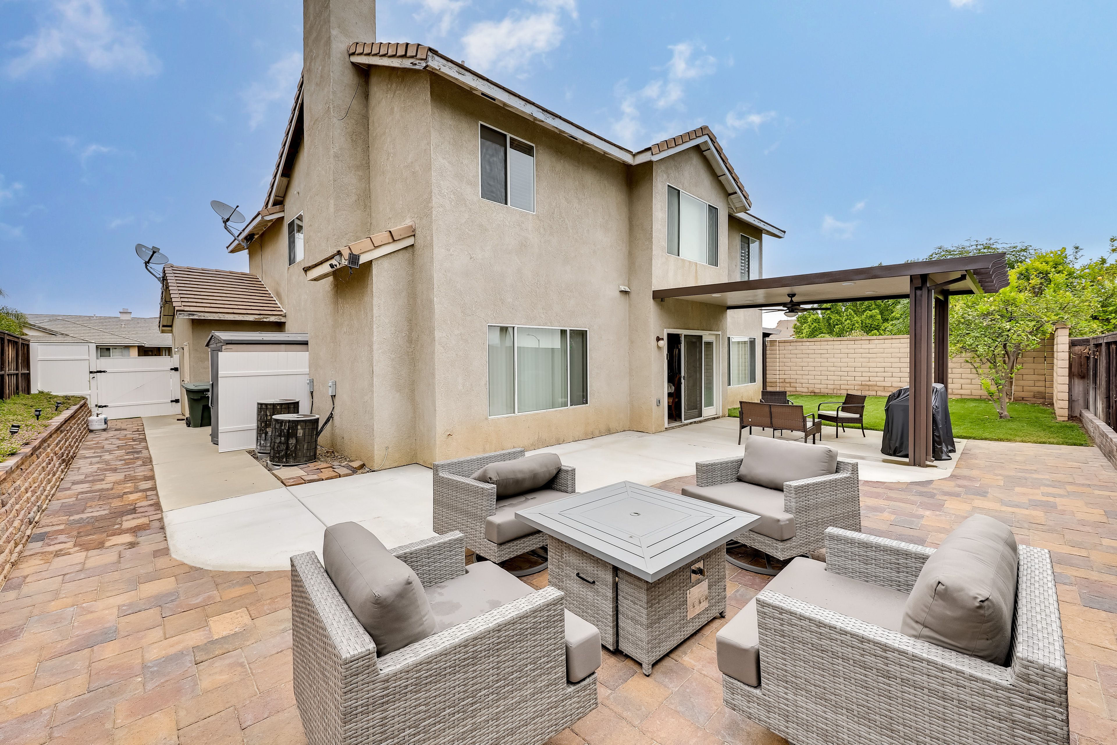 Patio | Community Playground | ~4 Mi to Main Street