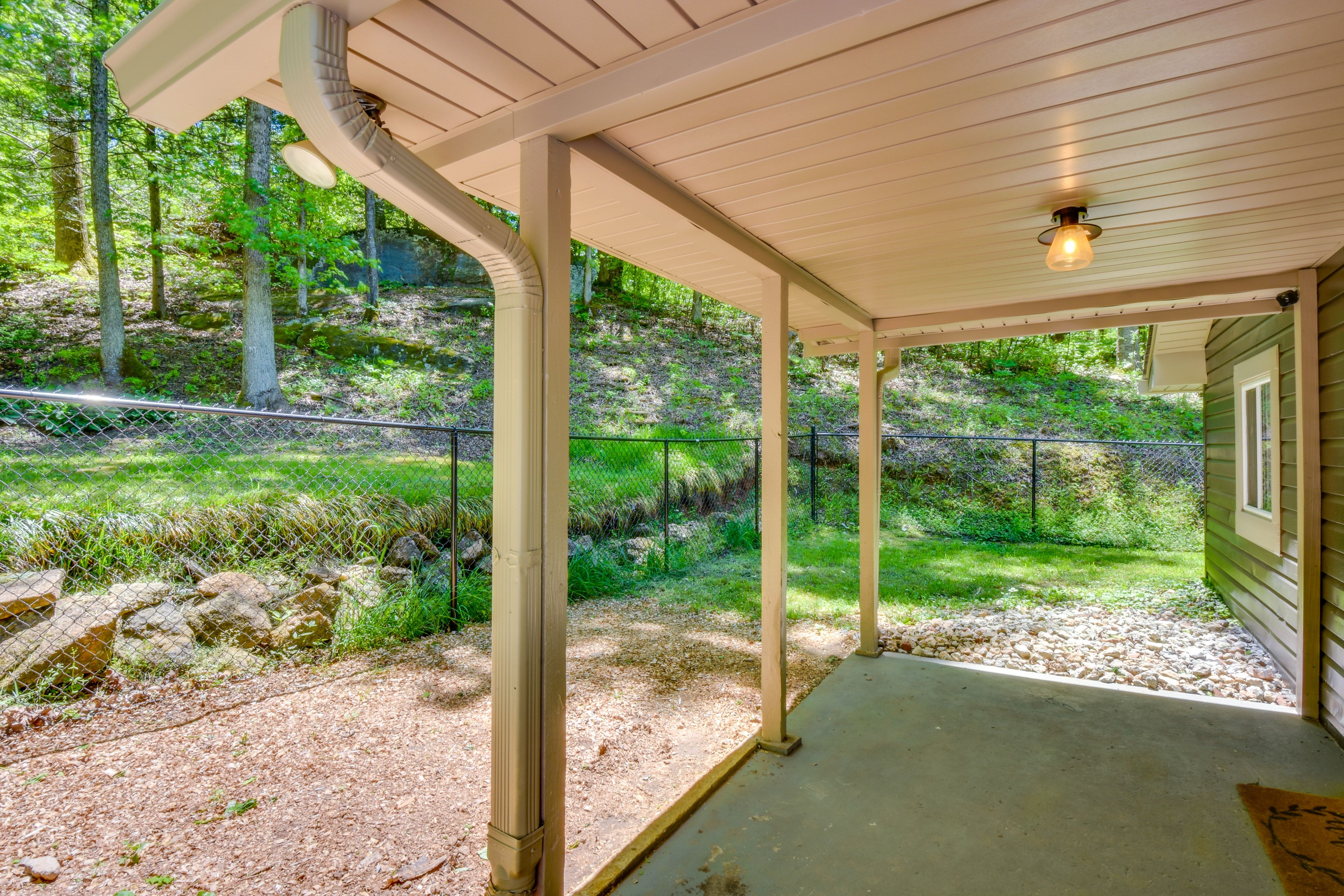 Fenced Backyard