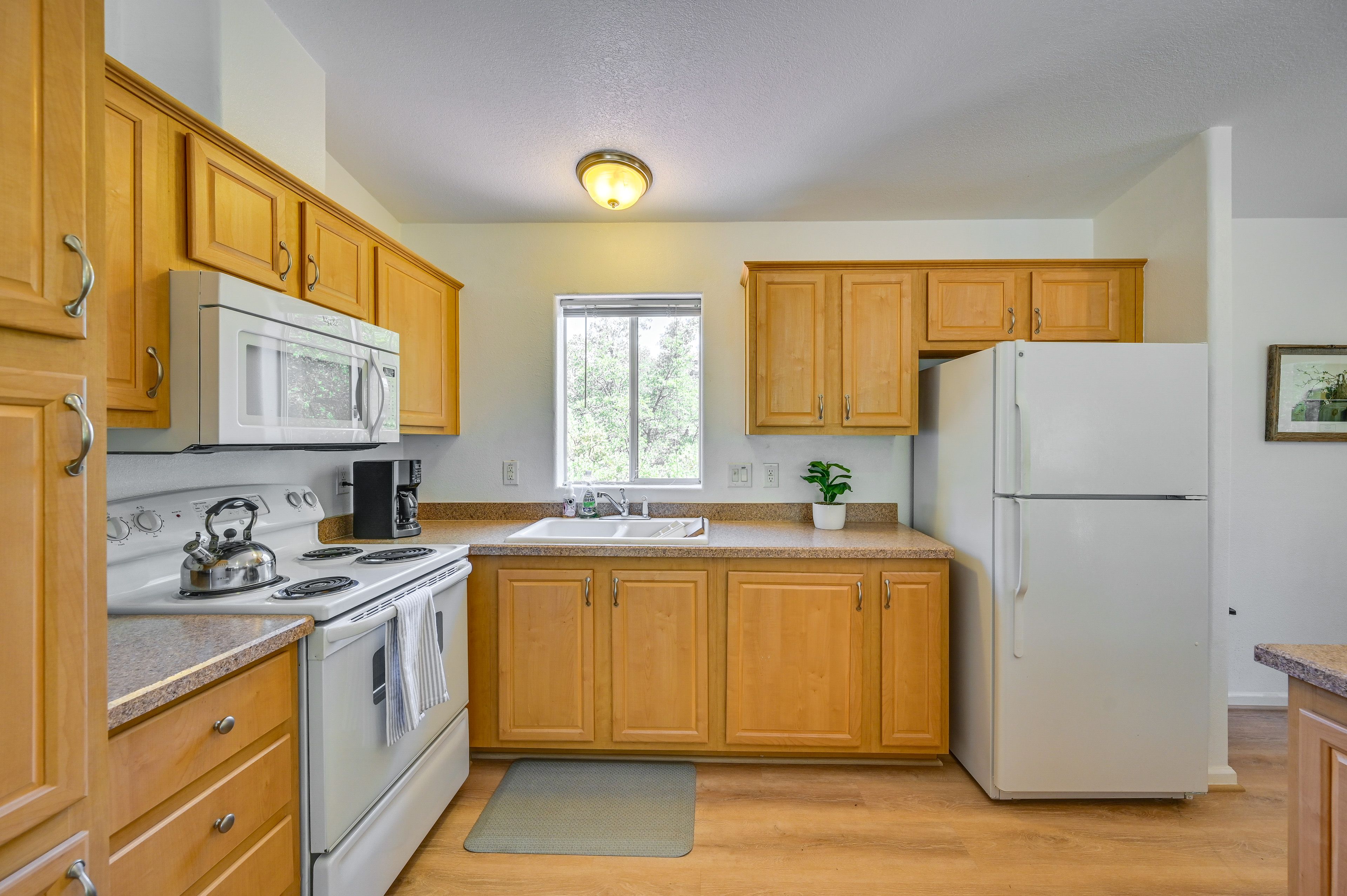 Kitchen | Gas Grill | Hiking Trails Nearby