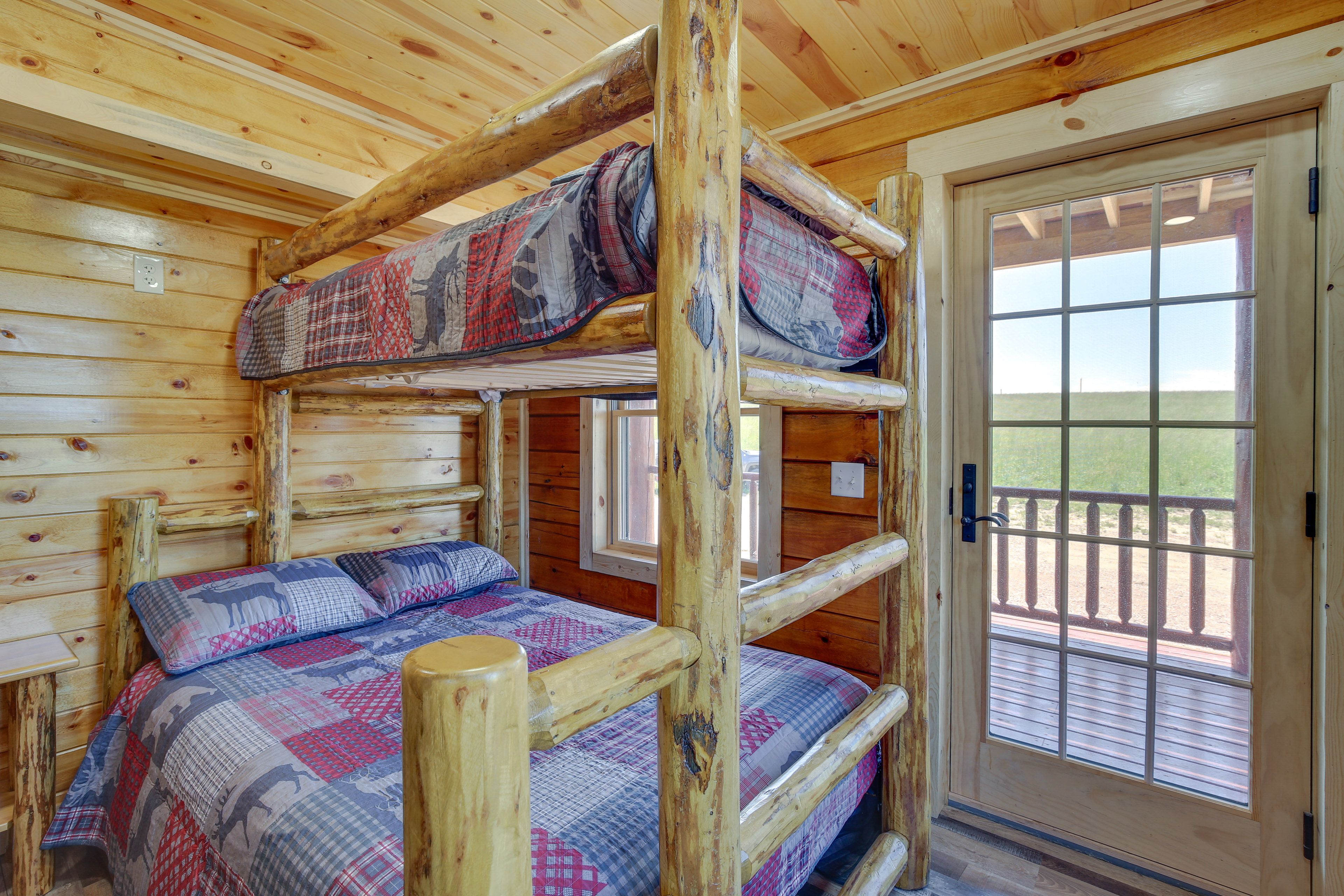 Bedroom 3 | Twin/Full Bunk Bed | Access to Deck