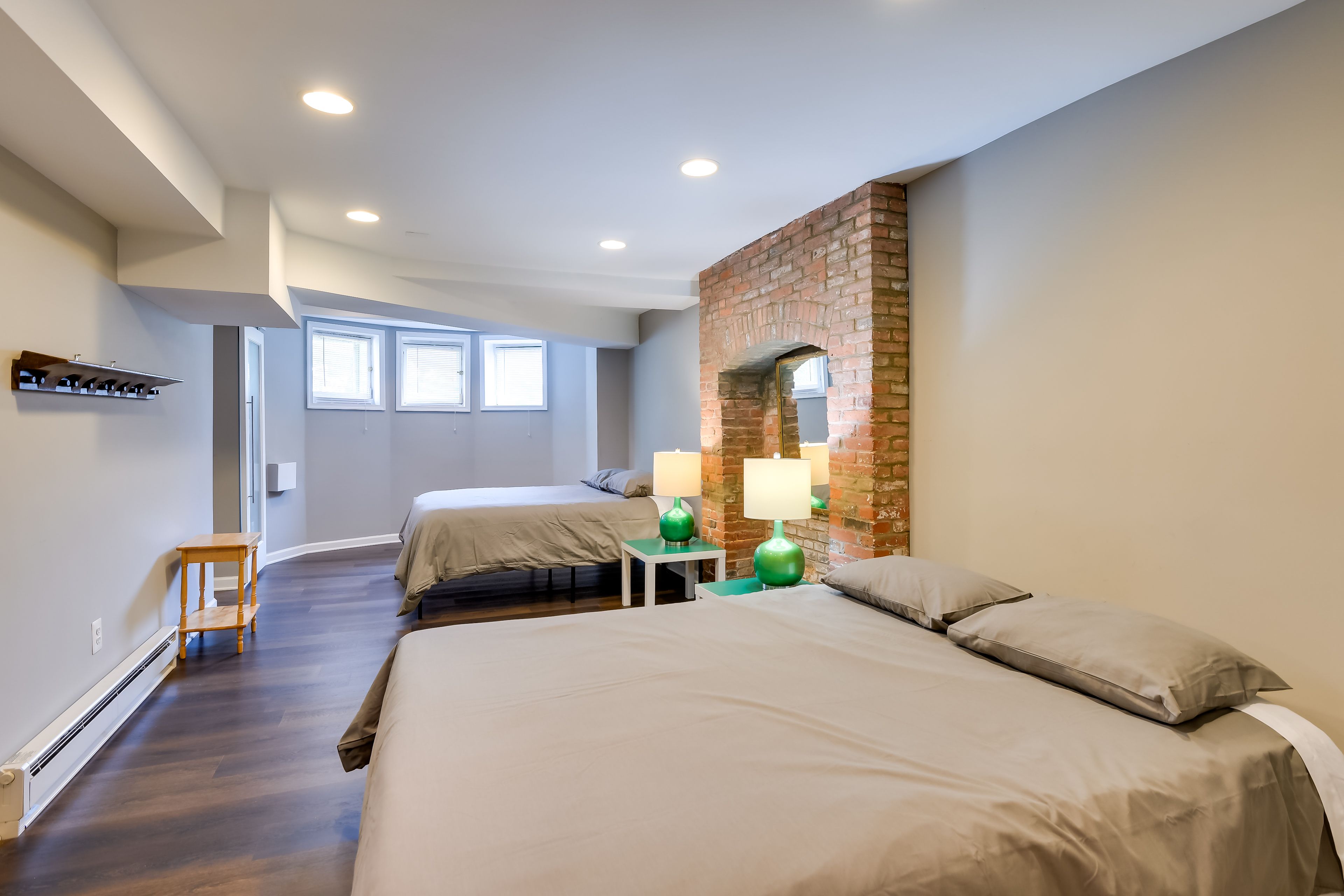 Bedroom 1 | 1st Floor | 2 Queen Beds | Linens Provided