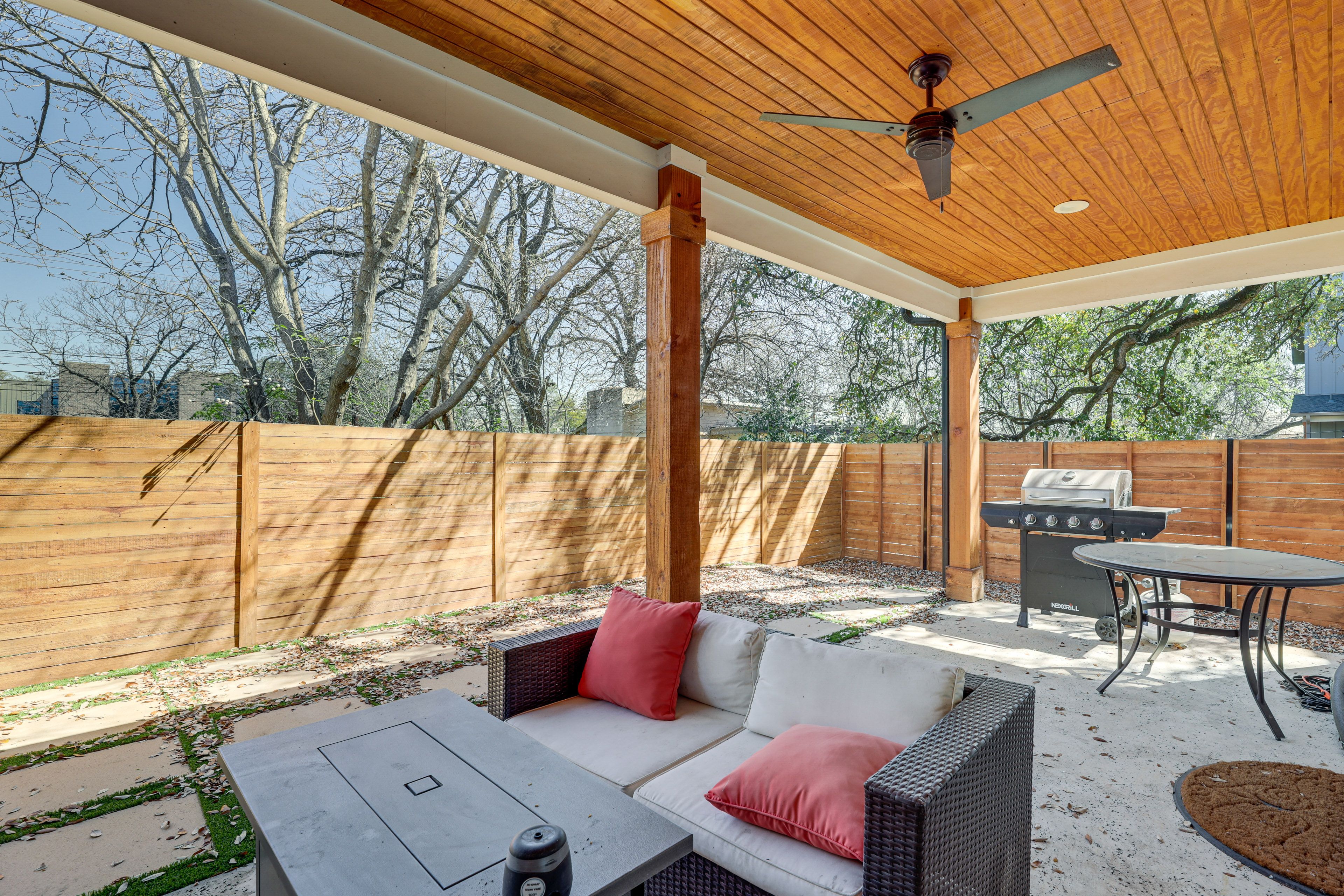 Outdoor Patio | Corn Hole | Fire Table