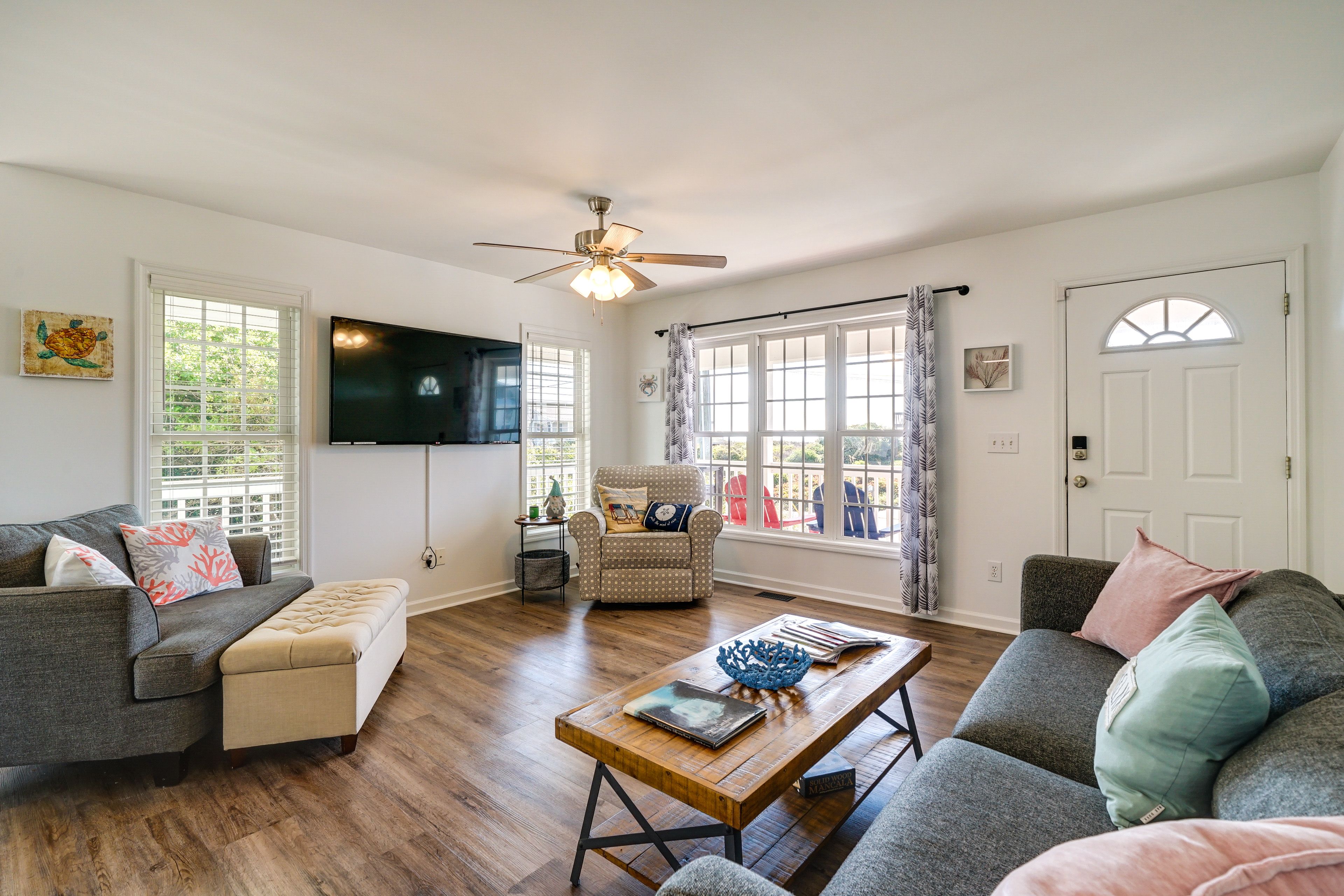 Living Room | 1,750 Sq Ft | Keyless Entry | Smart TVs