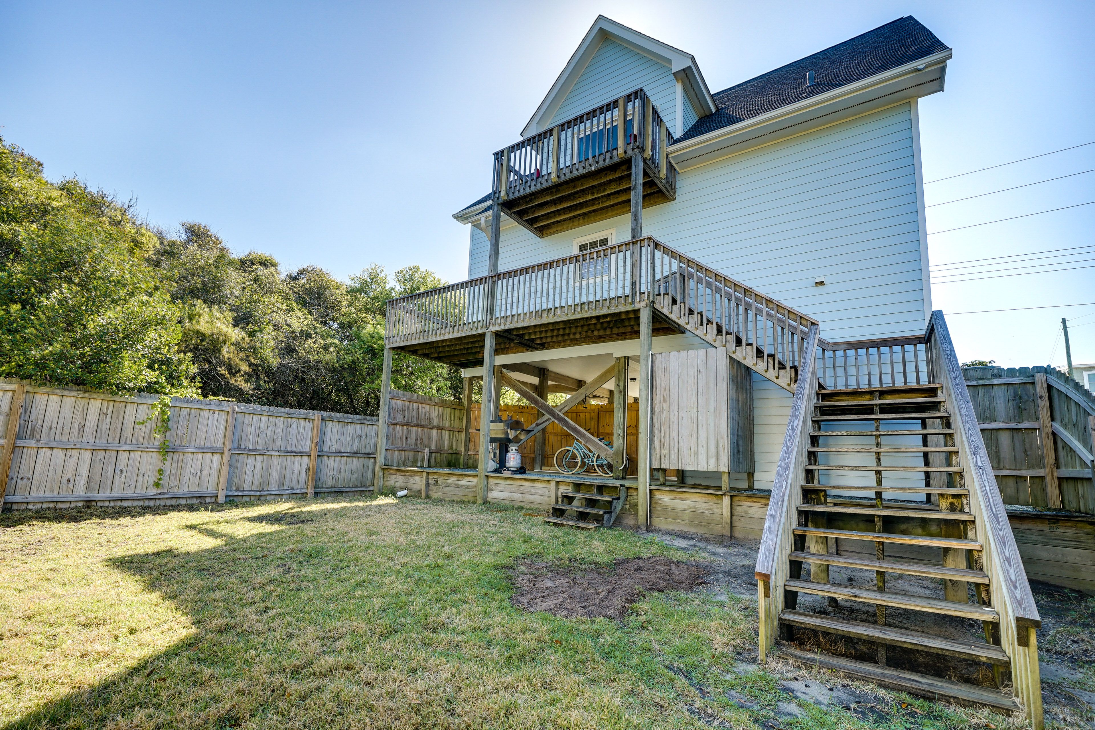Backyard | Covered Patio | Gas Grill