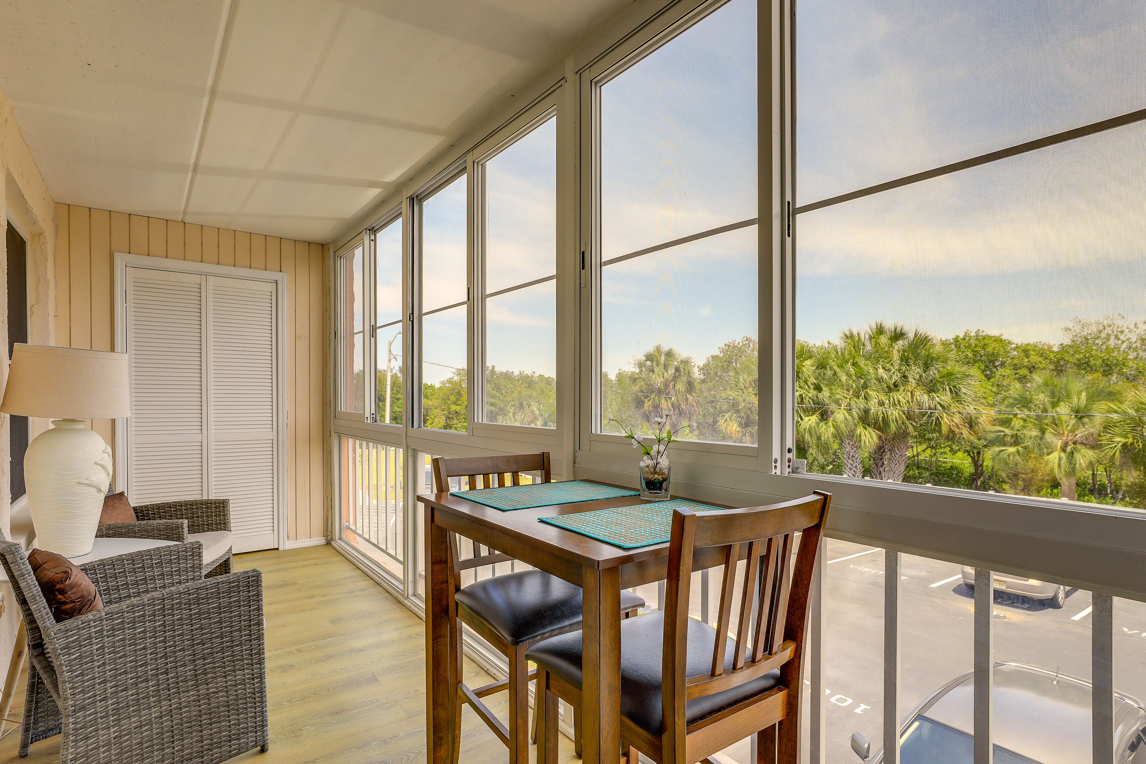 Covered Porch | Sitting Area | Dining Area