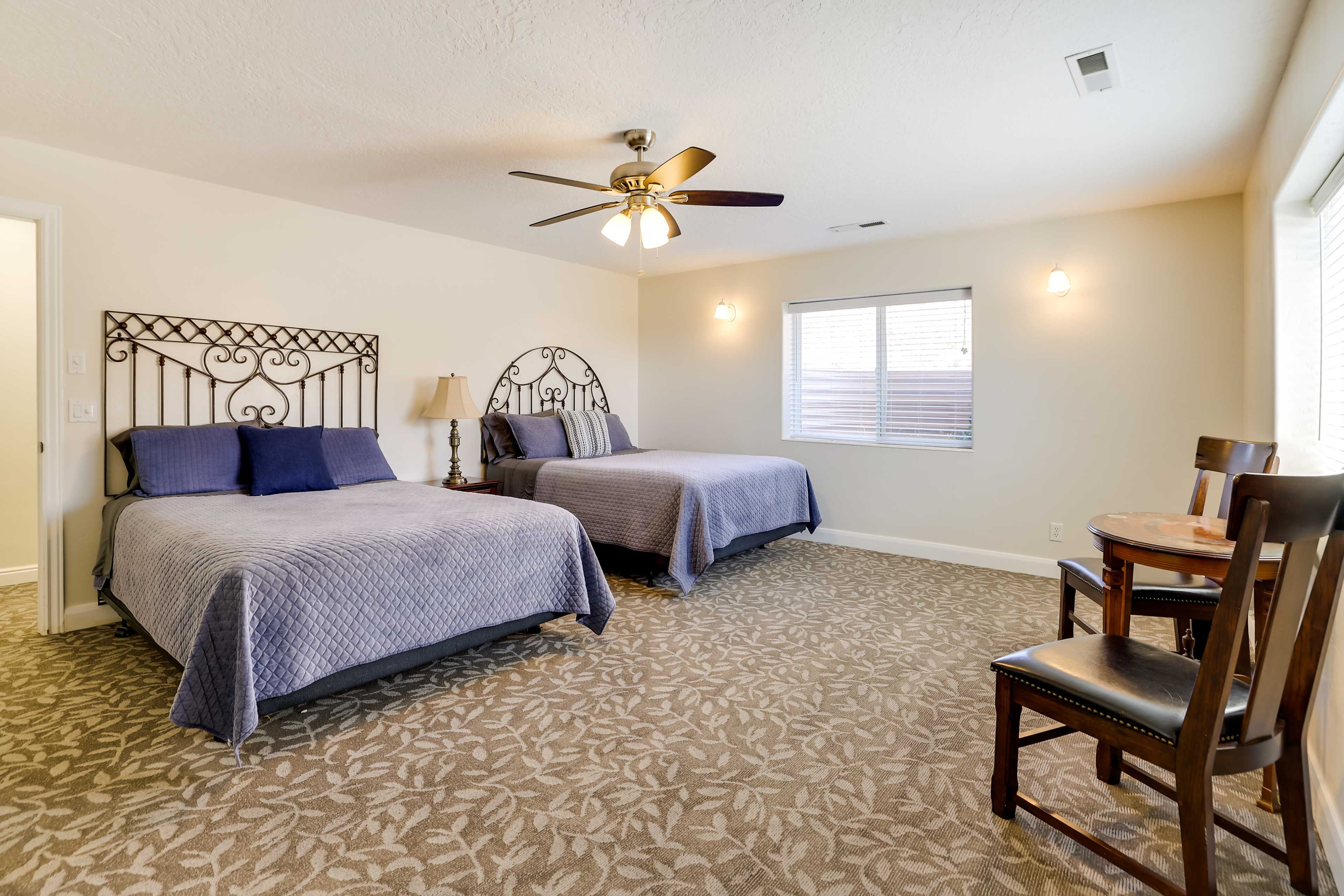 Bedroom 1 | 2 Queen Beds | Linens Provided