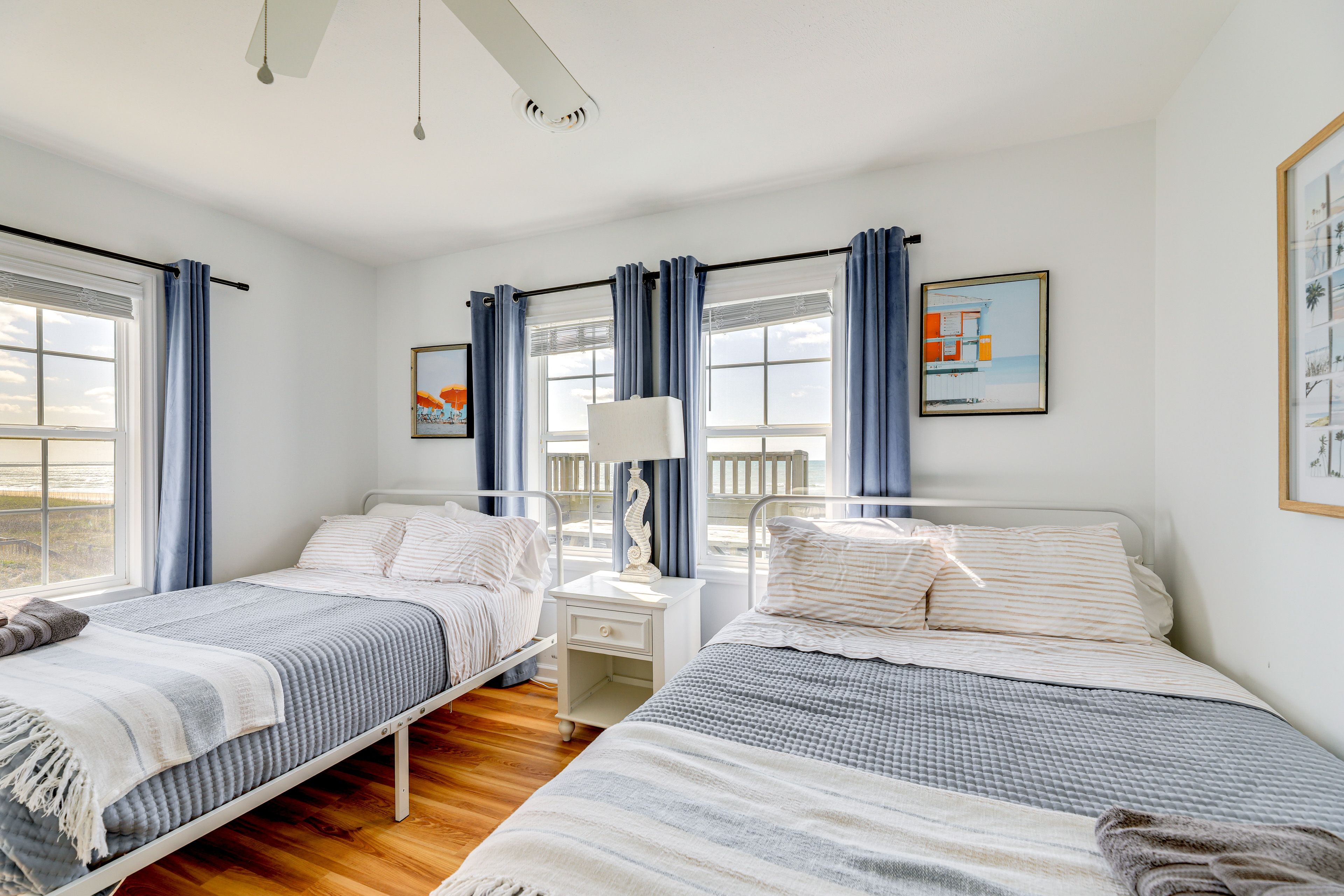 Bedroom 1 | 2 Full Beds | Linens Provided