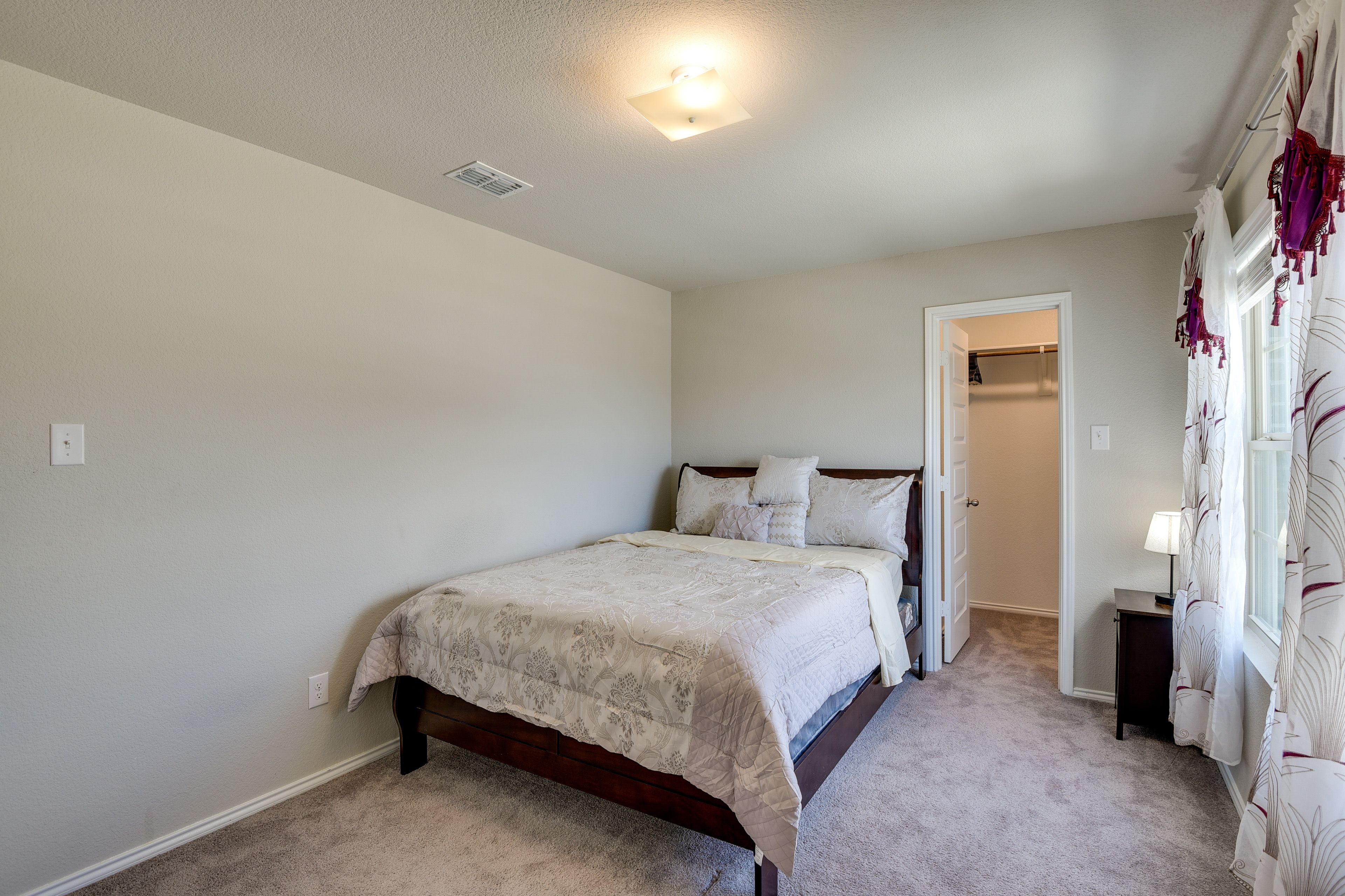 Bedroom 3 | 2nd Floor | Queen Bed | Walk-In Closet