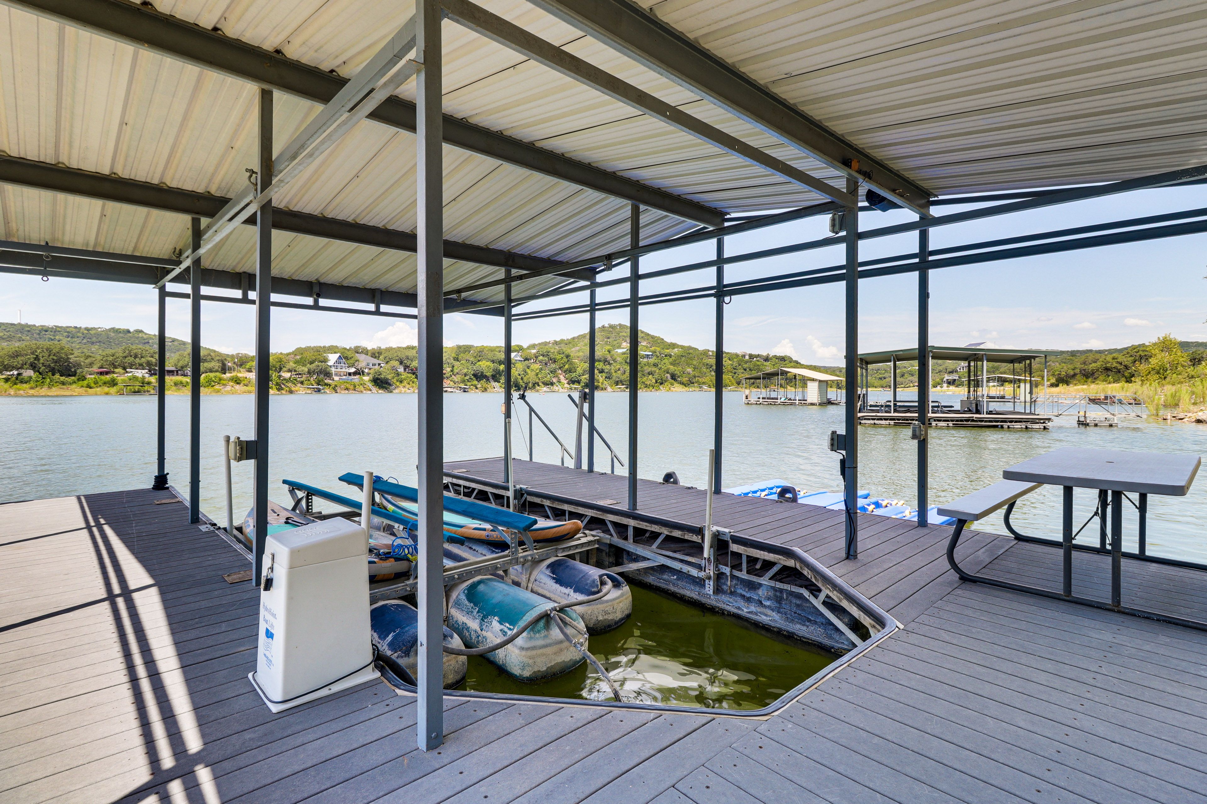 Private Dock | Varying Lake Levels
