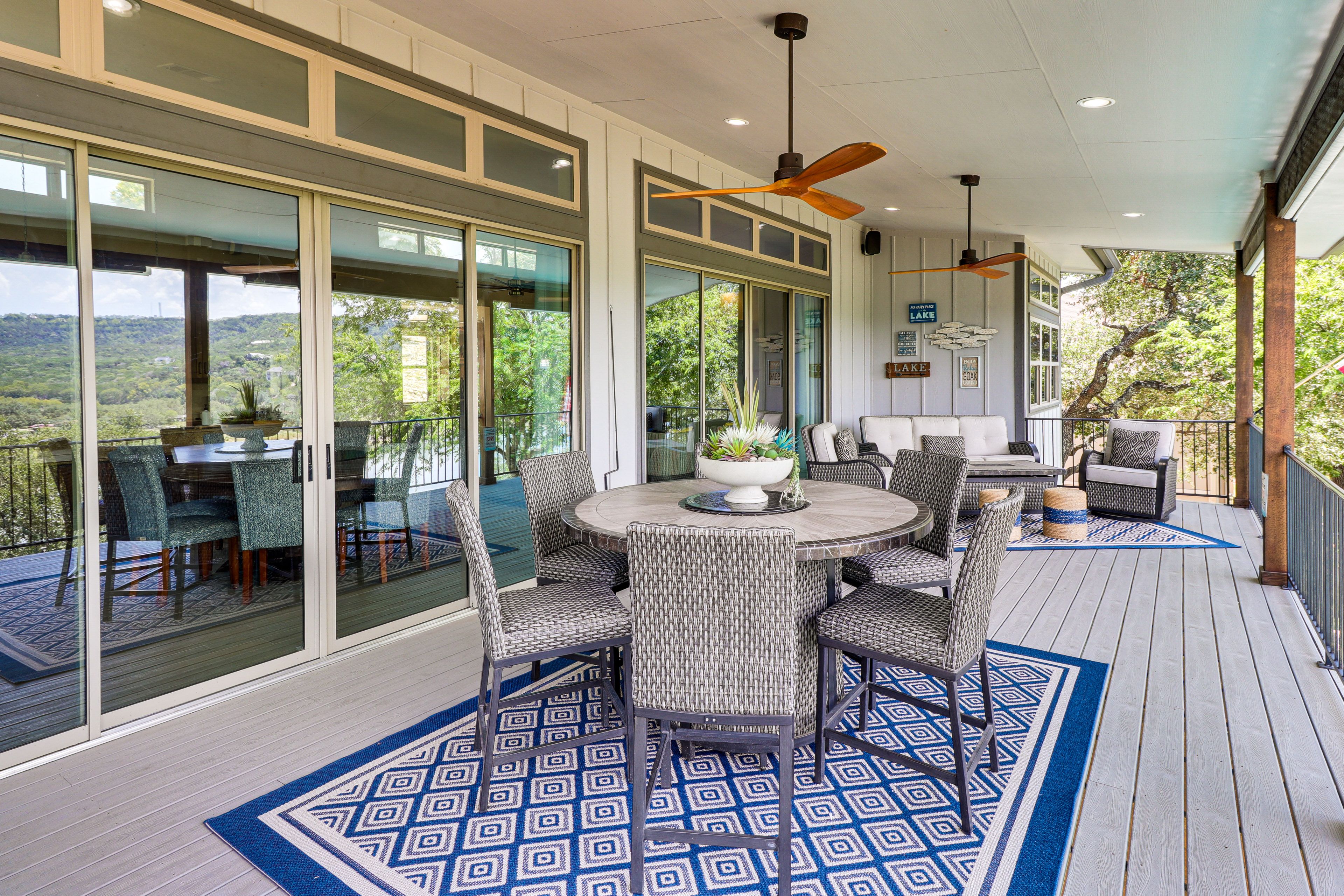 Deck | Hill Country Views | Gas Grill