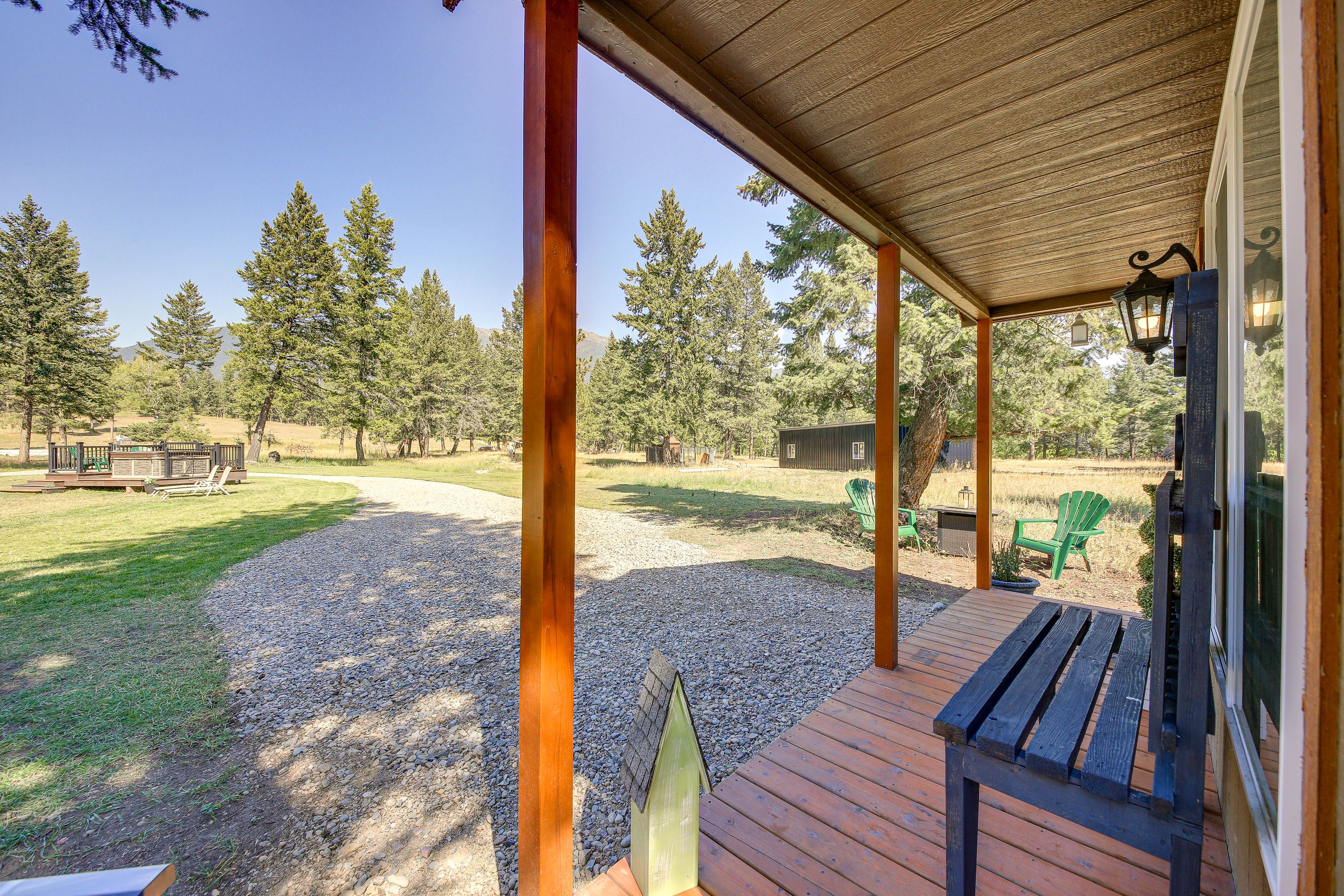 Cabin Exterior | Private Entrance