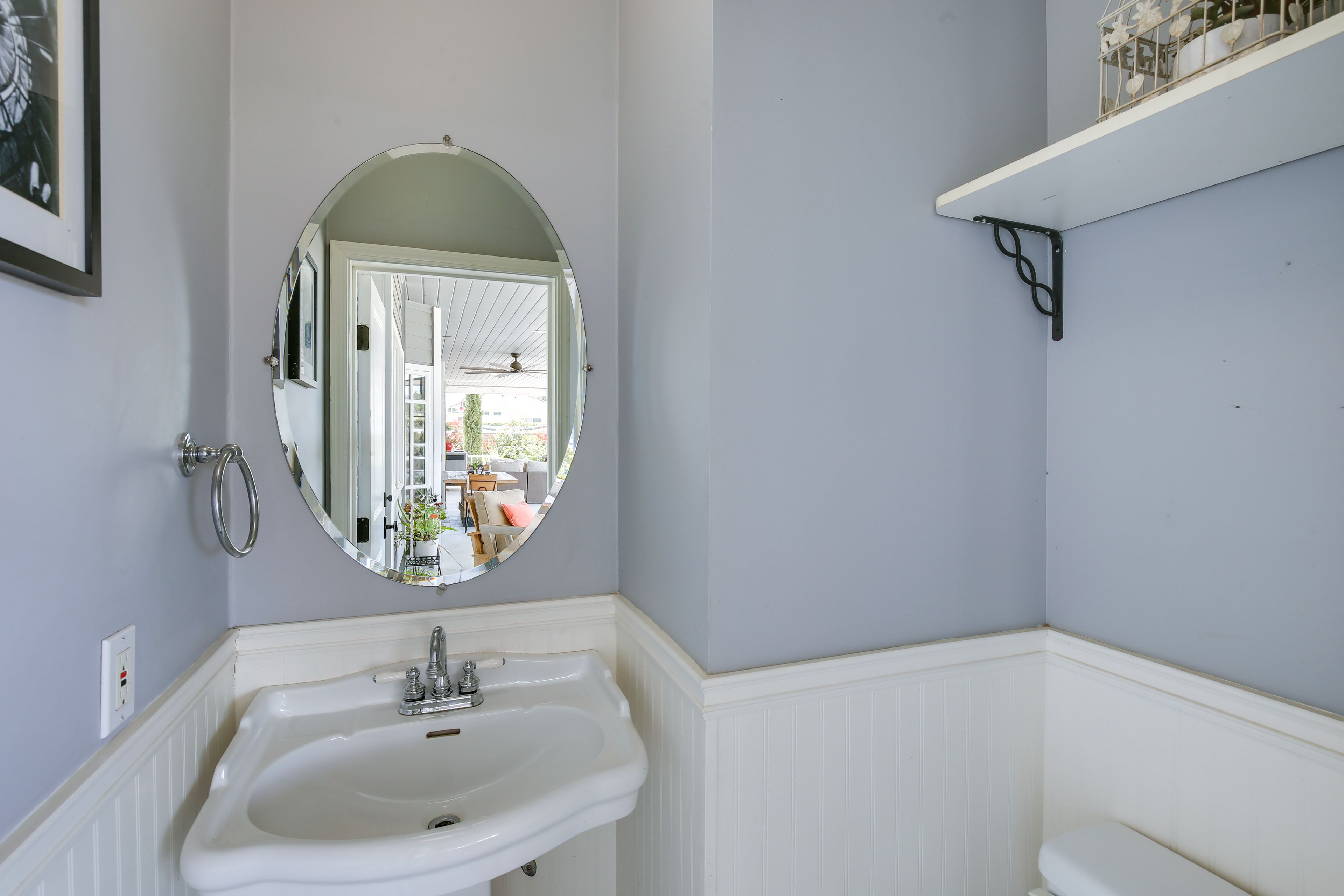 Half Bathroom | Off Patio