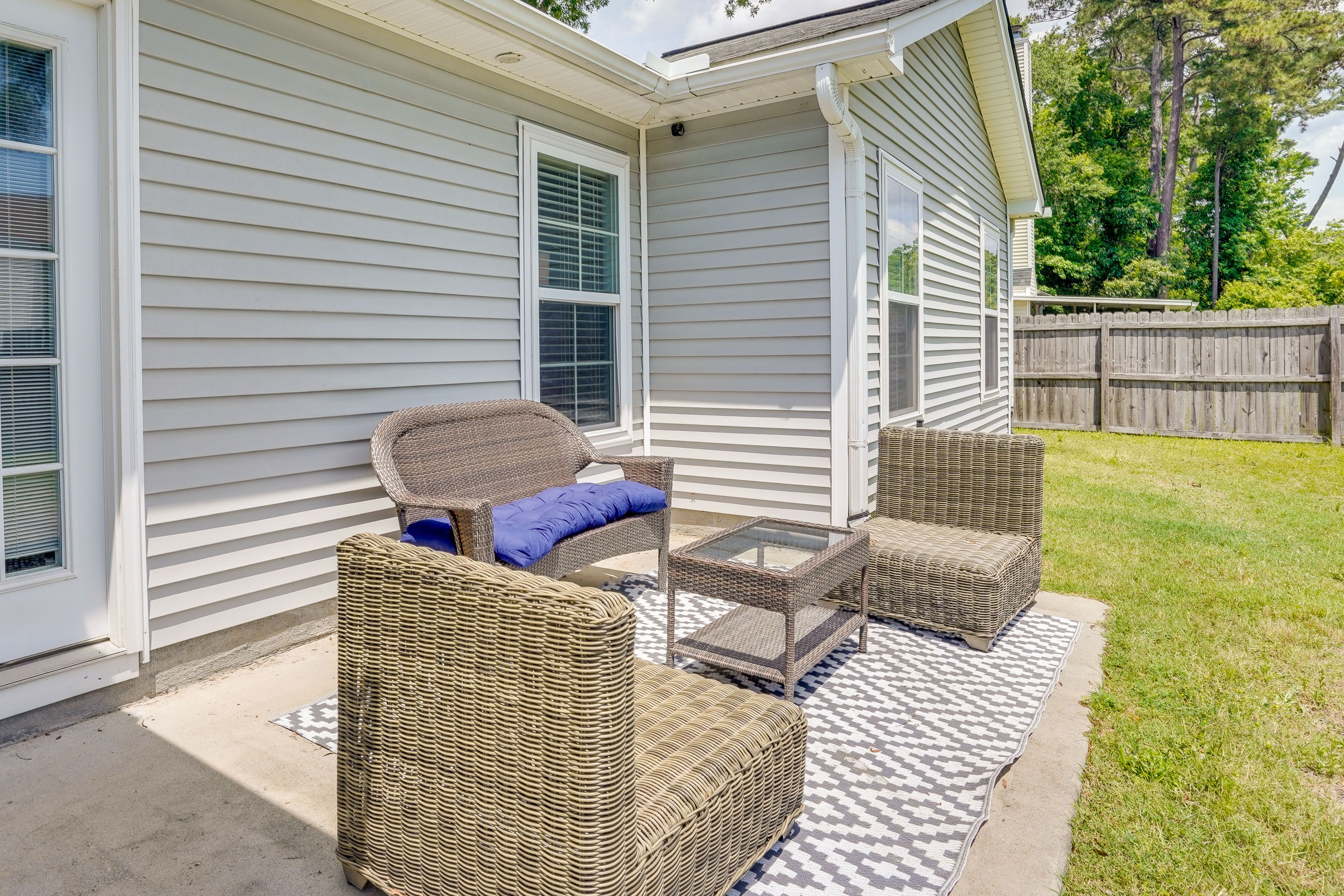 Private Backyard Area