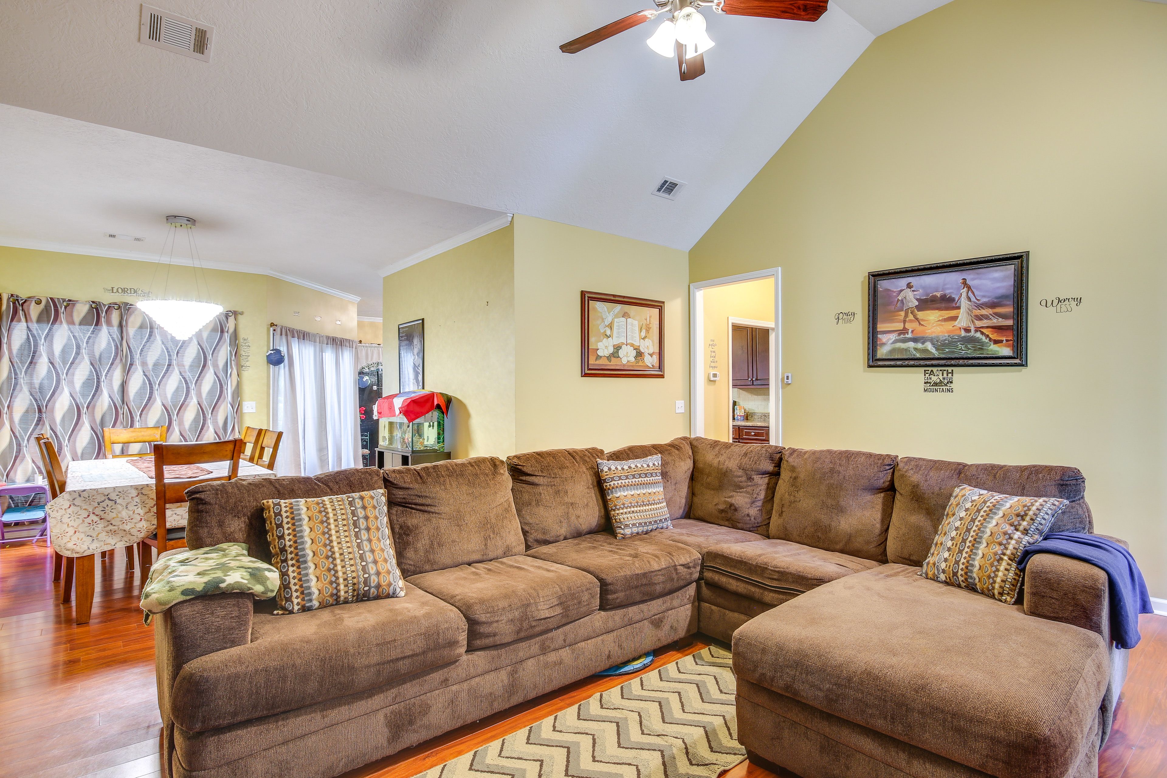 Hephzibah Vacation Rental | 3BR | 2BA | 1,800 Sq Ft | Stairs to Access
