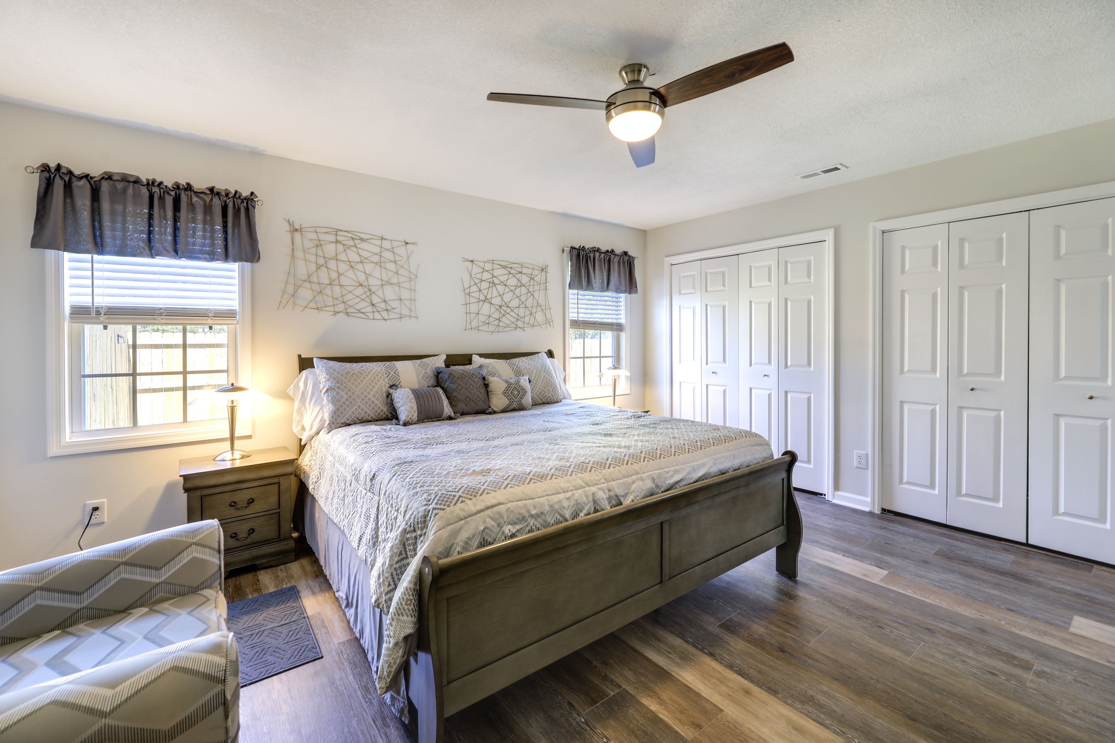 Bedroom 1 | King Bed | Linens Provided | Smart TV