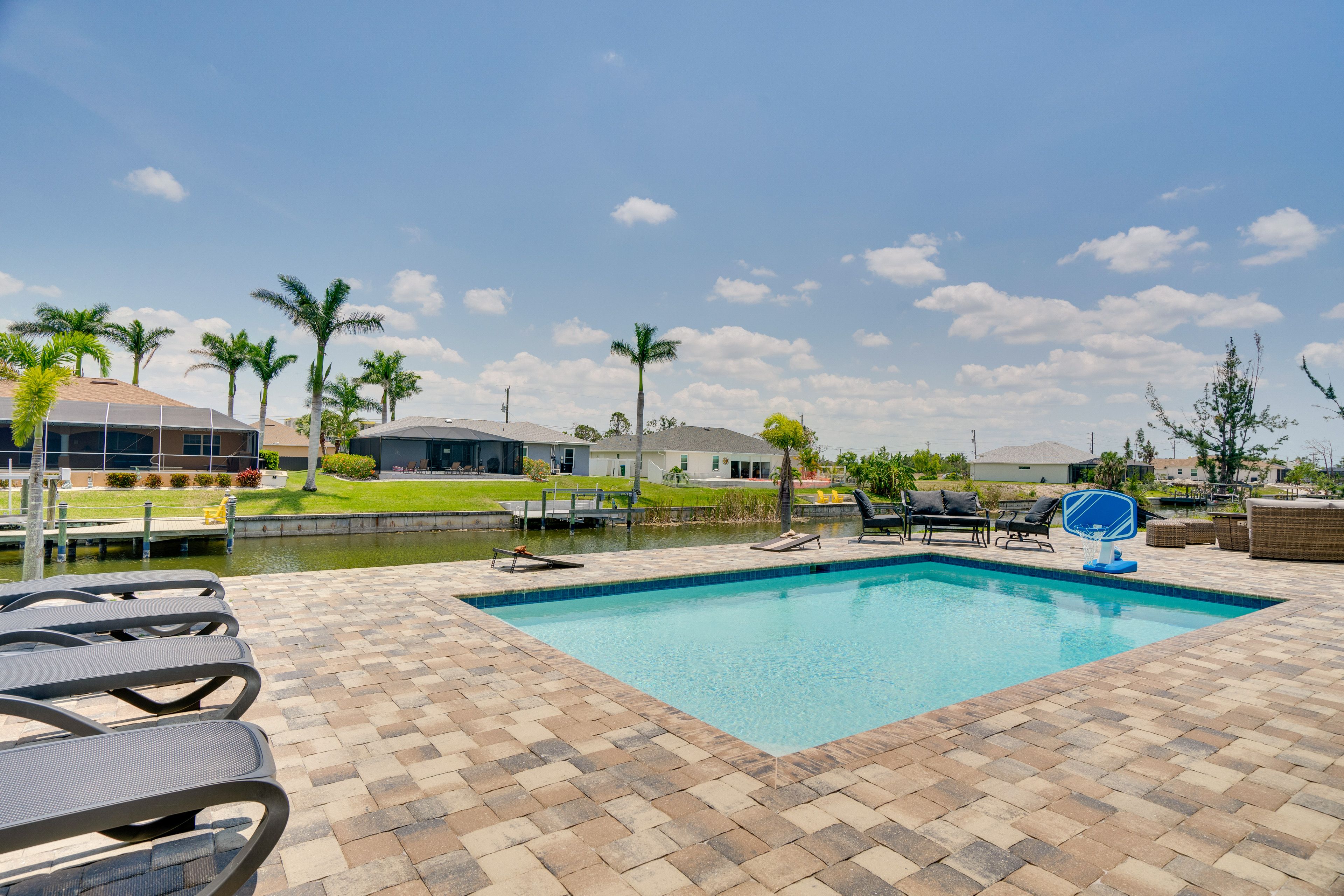 Private Patio | Private Outdoor Pool (Depth 3'-6')