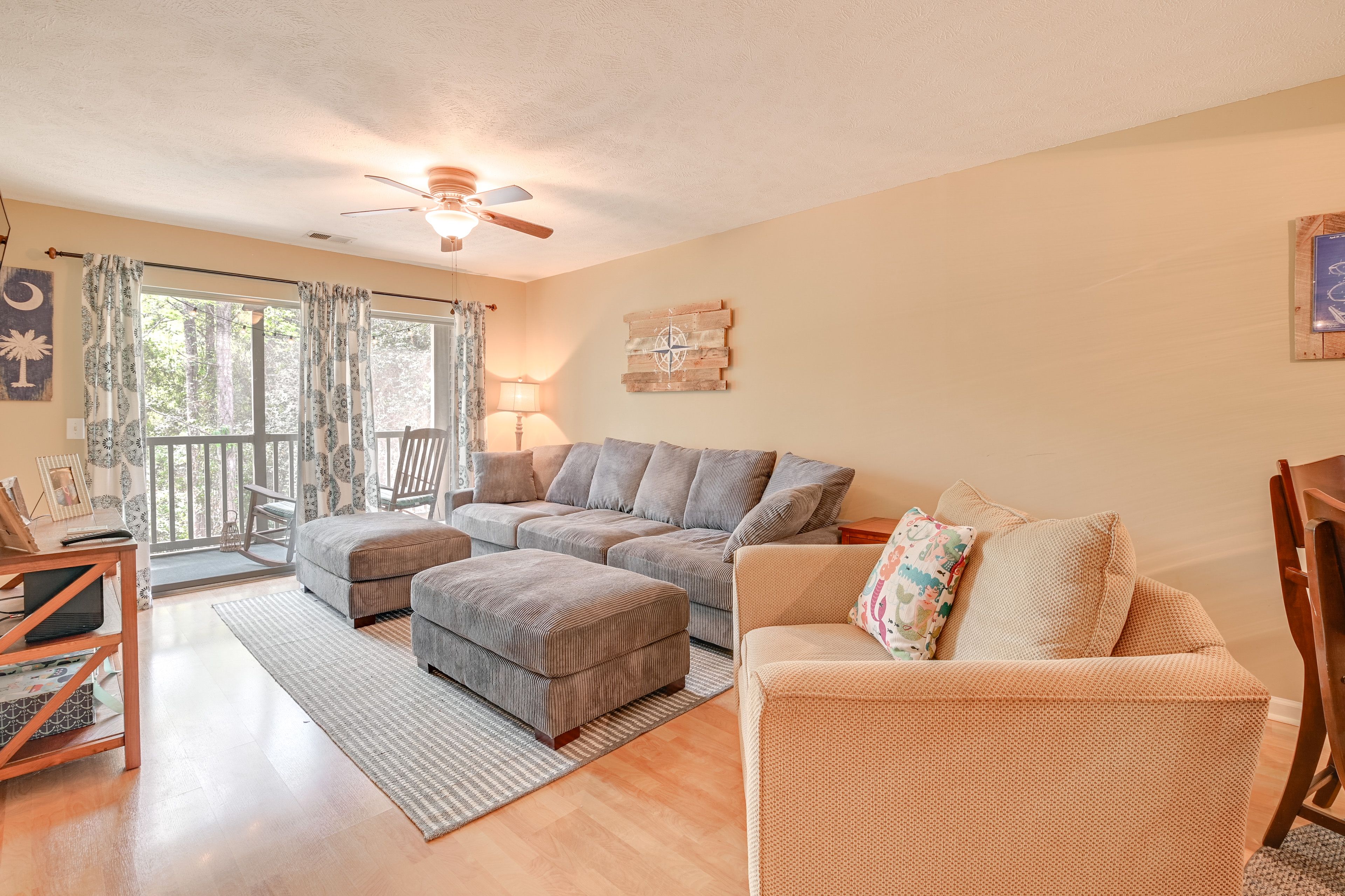 Pawleys Island Vacation Rental | 2BR | 2BA | Stairs to Access | 1,000 Sq Ft
