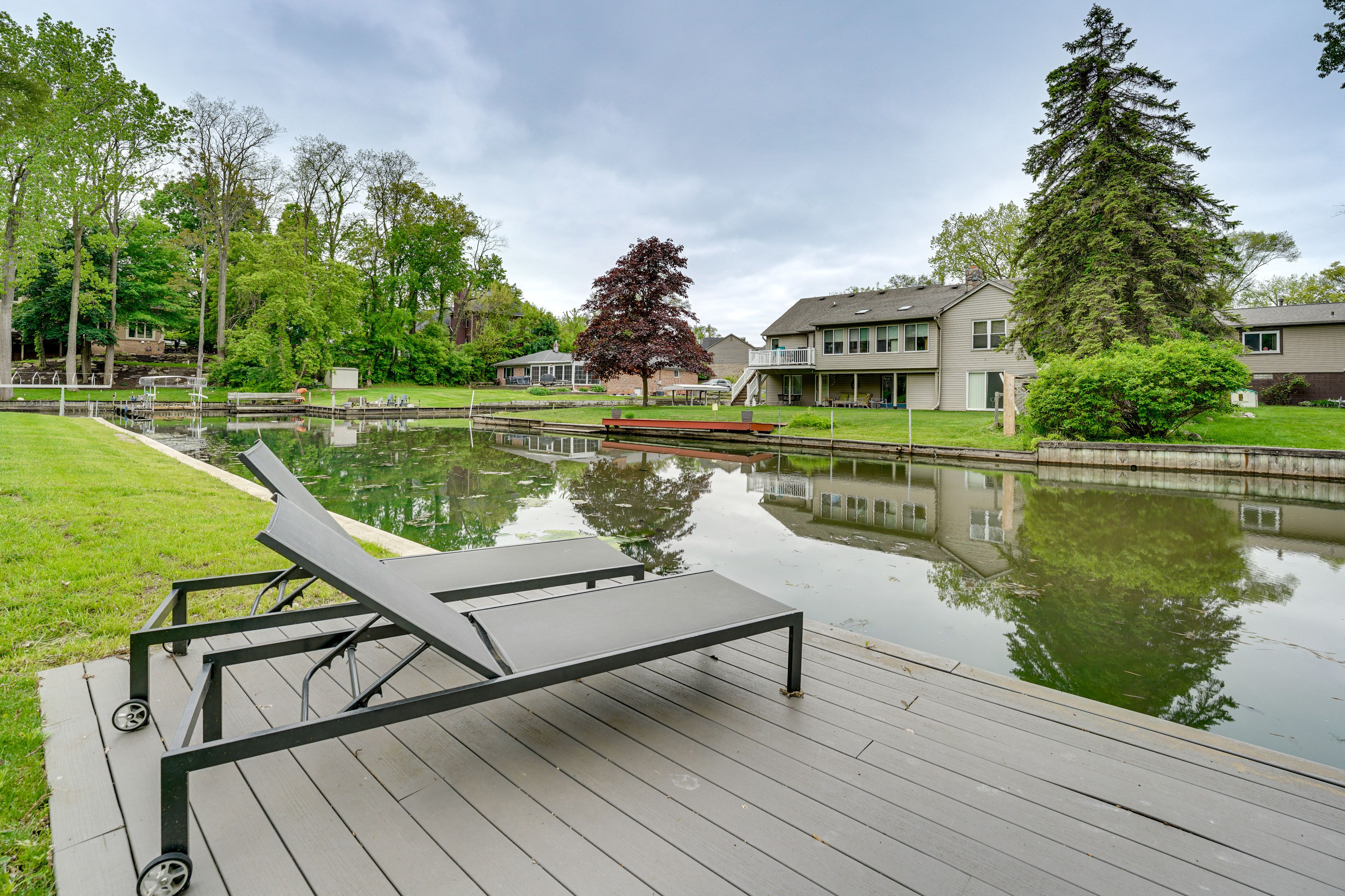 Canal-Front Dock | 2,884 Sq Ft | Fire Pit | Deck