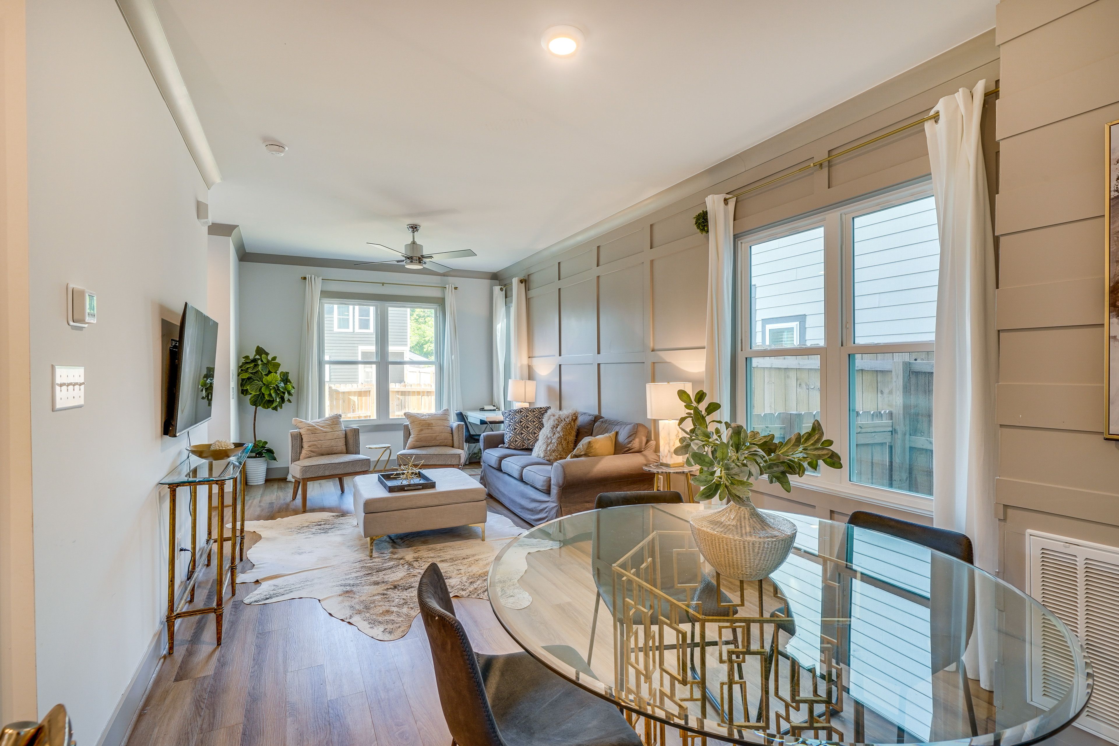 Durham Vacation Rental | 3BR | 2.5BA | 1,150 Sq Ft | Stairs to Access