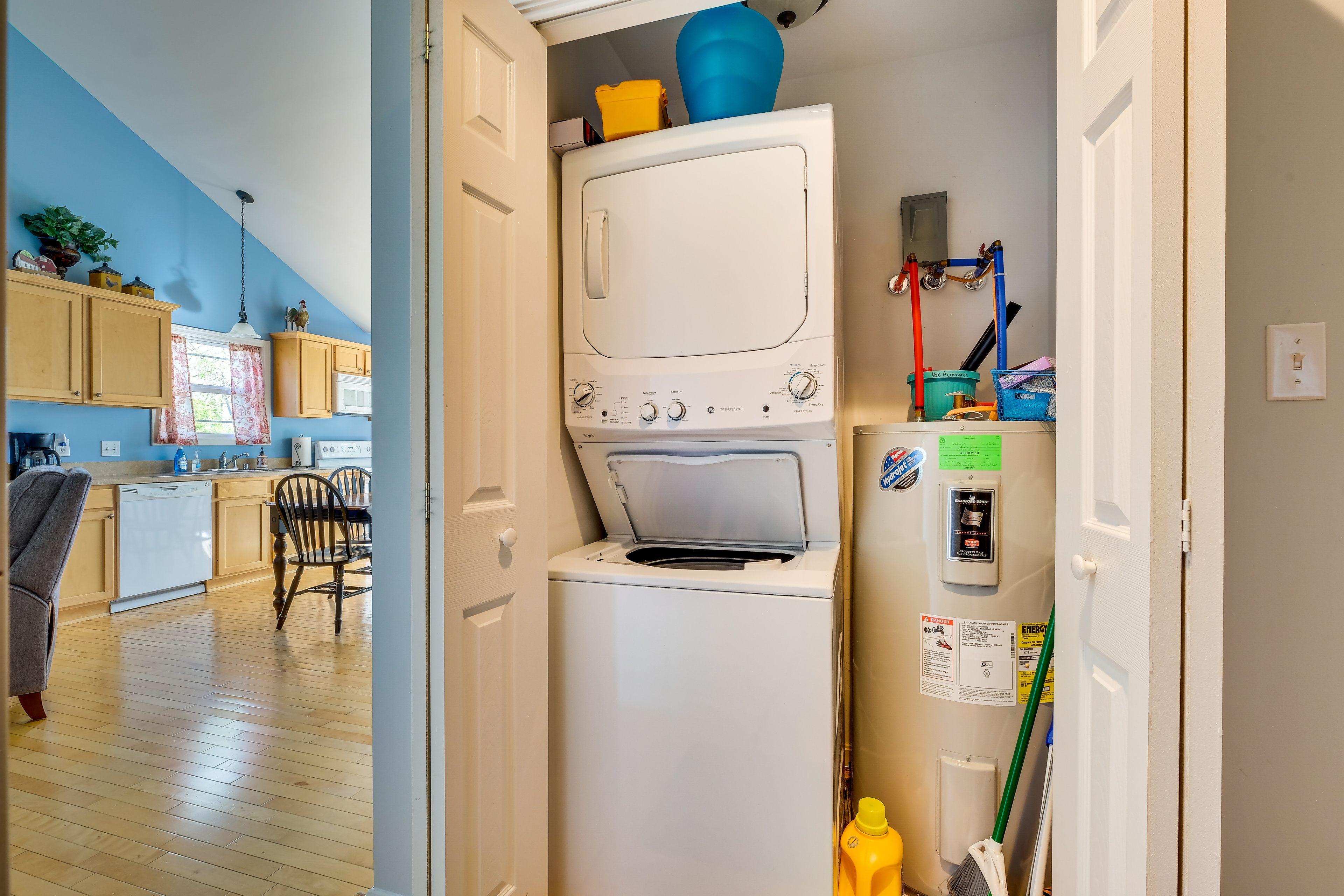 In-Unit Laundry | Main Level | Stackable Washer + Dryer