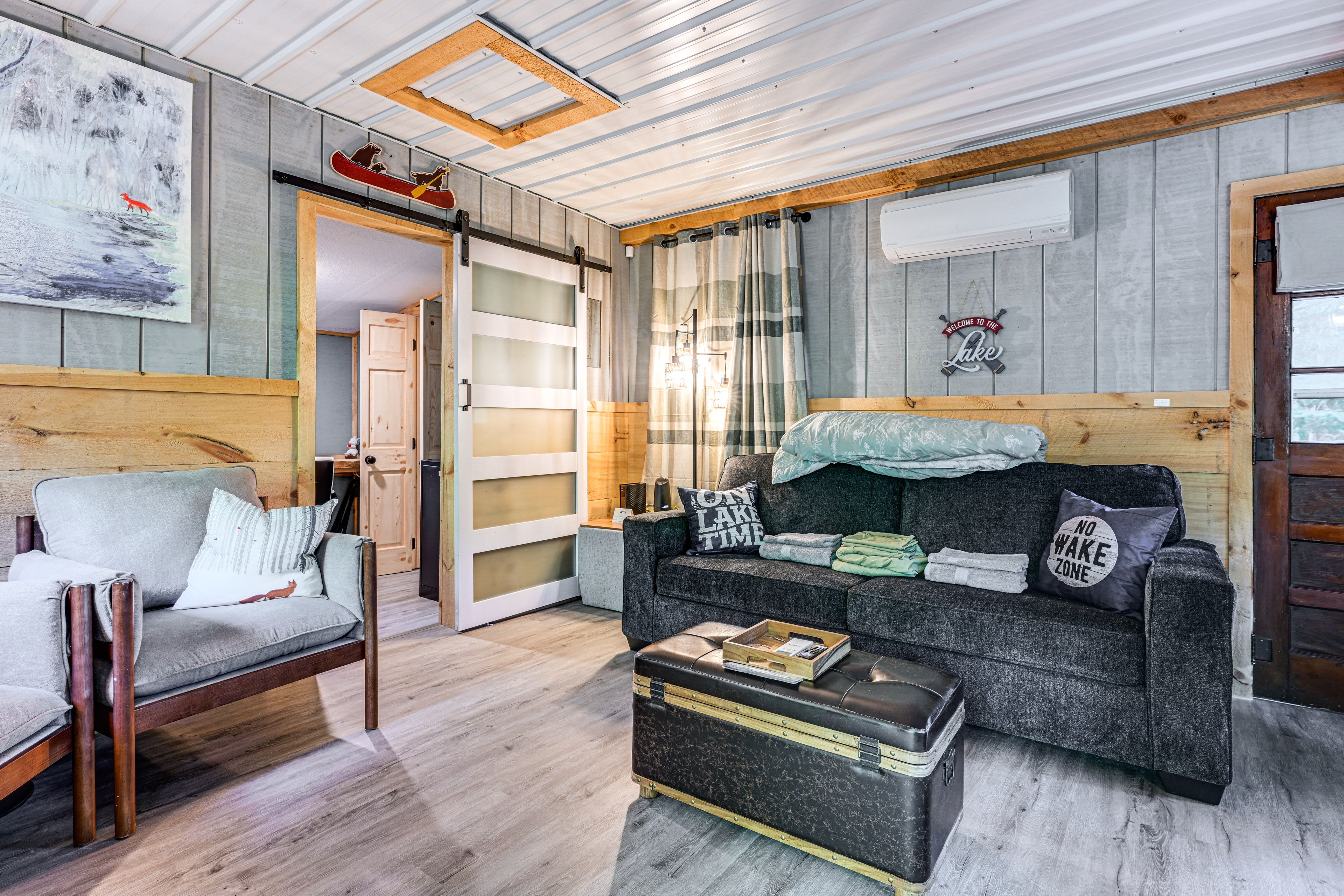 Living Area | Queen Sleeper Sofa | Smart TV
