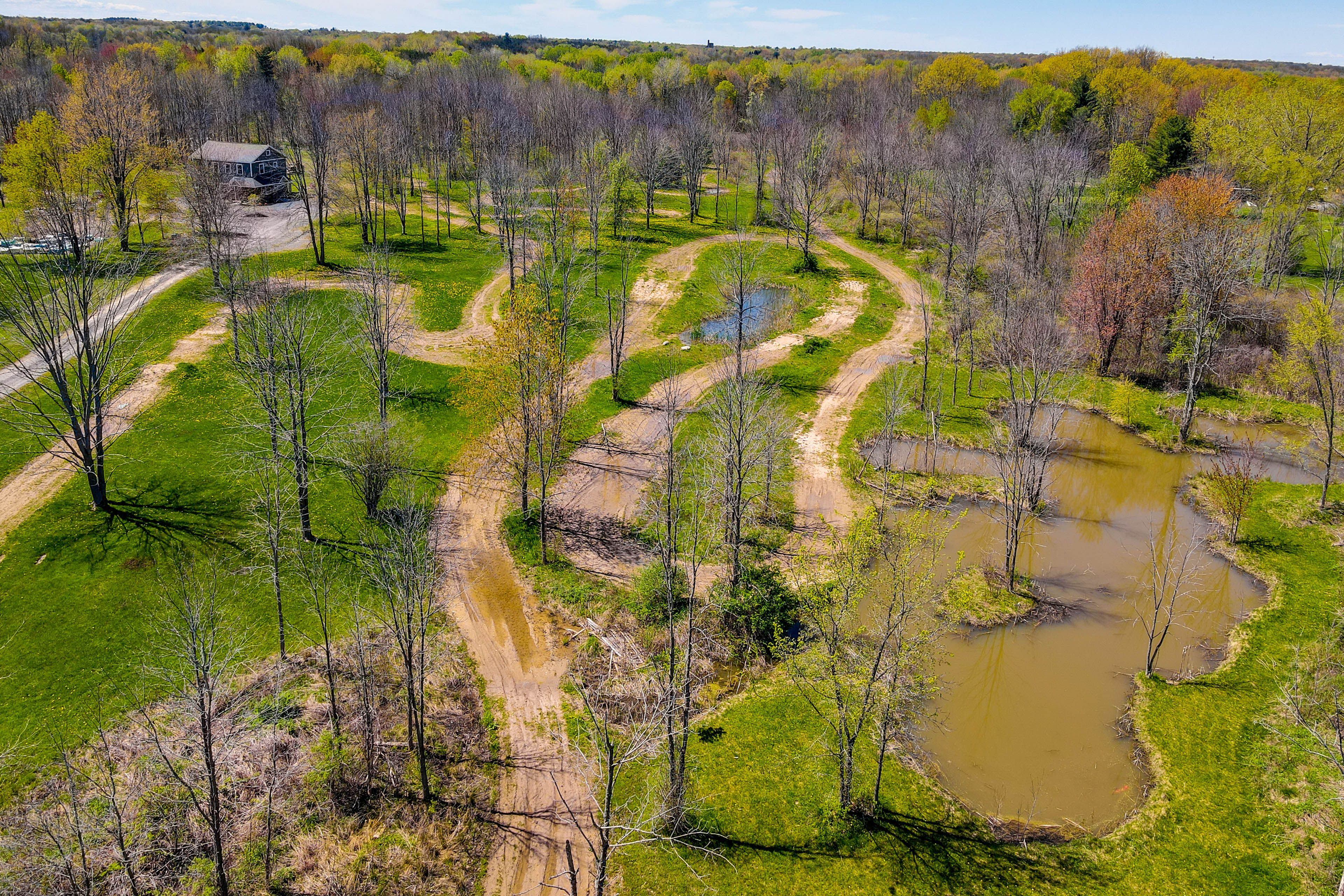 Aerial View | ATV Trails On-Site