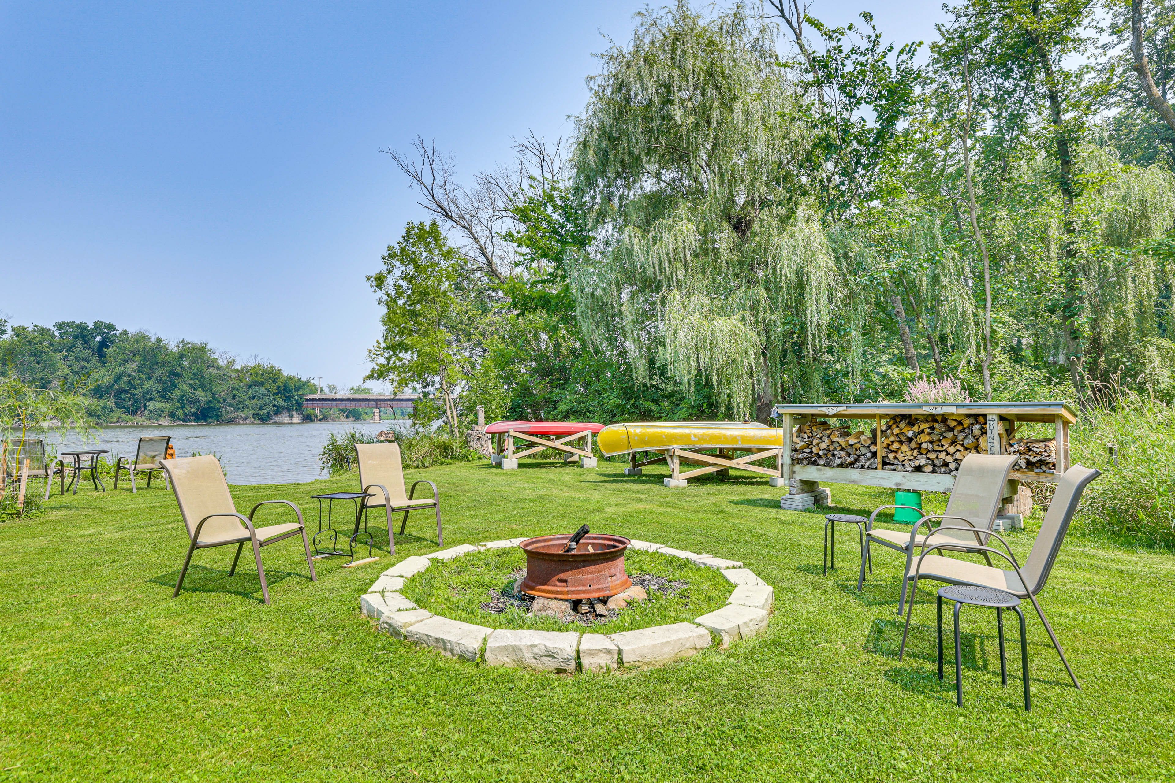 Yard Space | Fire Pit | Water Views