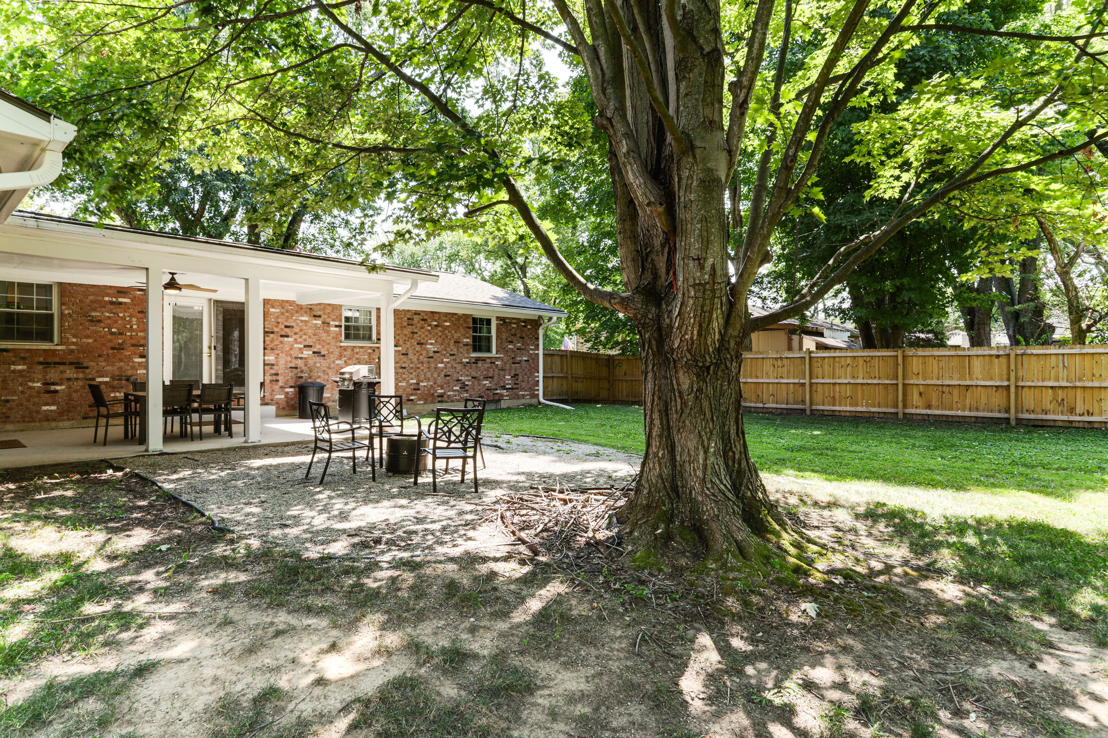 Fenced-In Yard | Covered Patio | Smokeless Fire Pit | Gas Grill