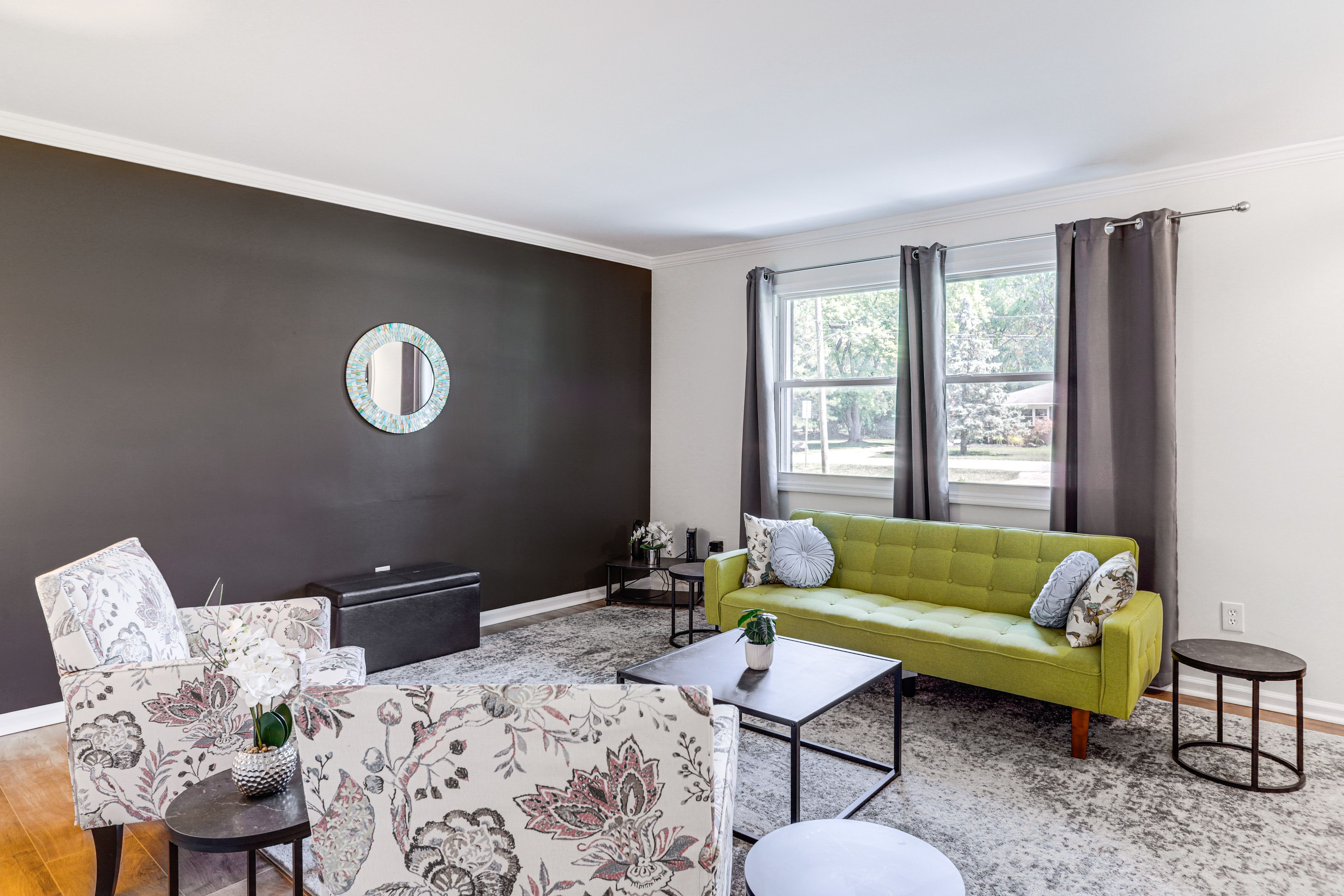 Front Living Room | Central Heating & A/C