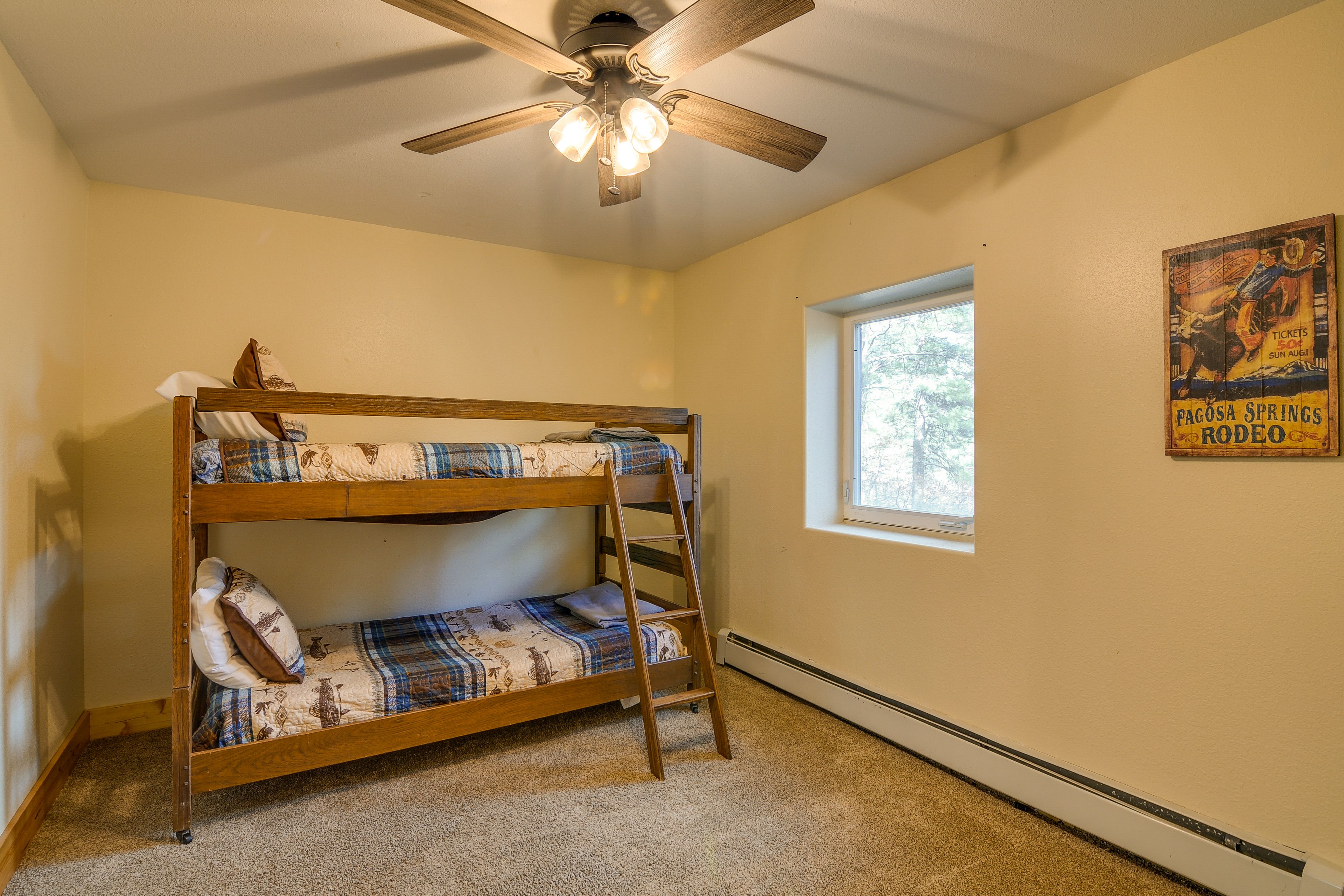 Bedroom 4 | Twin Bunk Bed | Pack 'n Play | Basement | Hangers