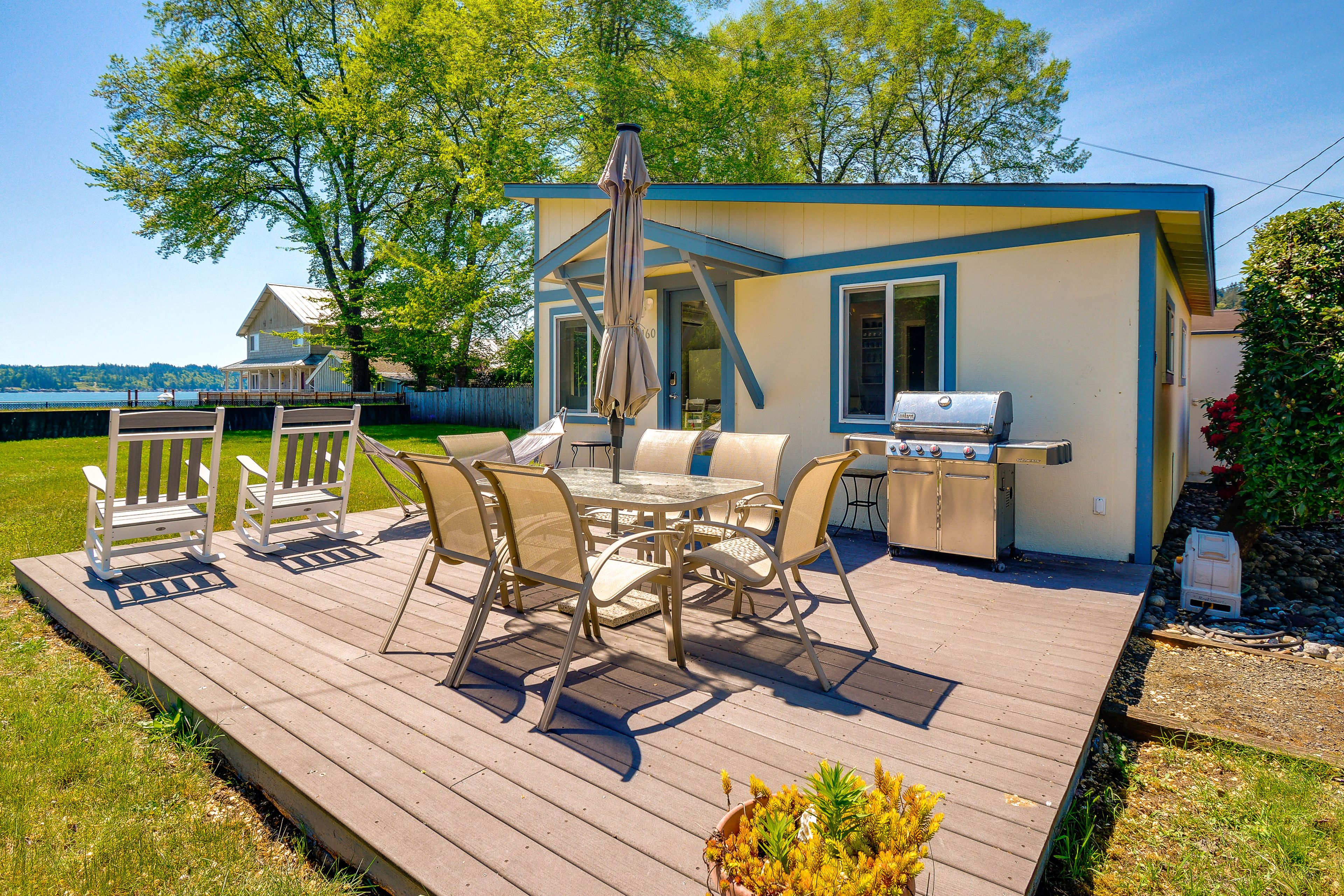 Belfair Vacation Rental | 1BR | 1BA | 2 Steps Required | 480 Sq Ft