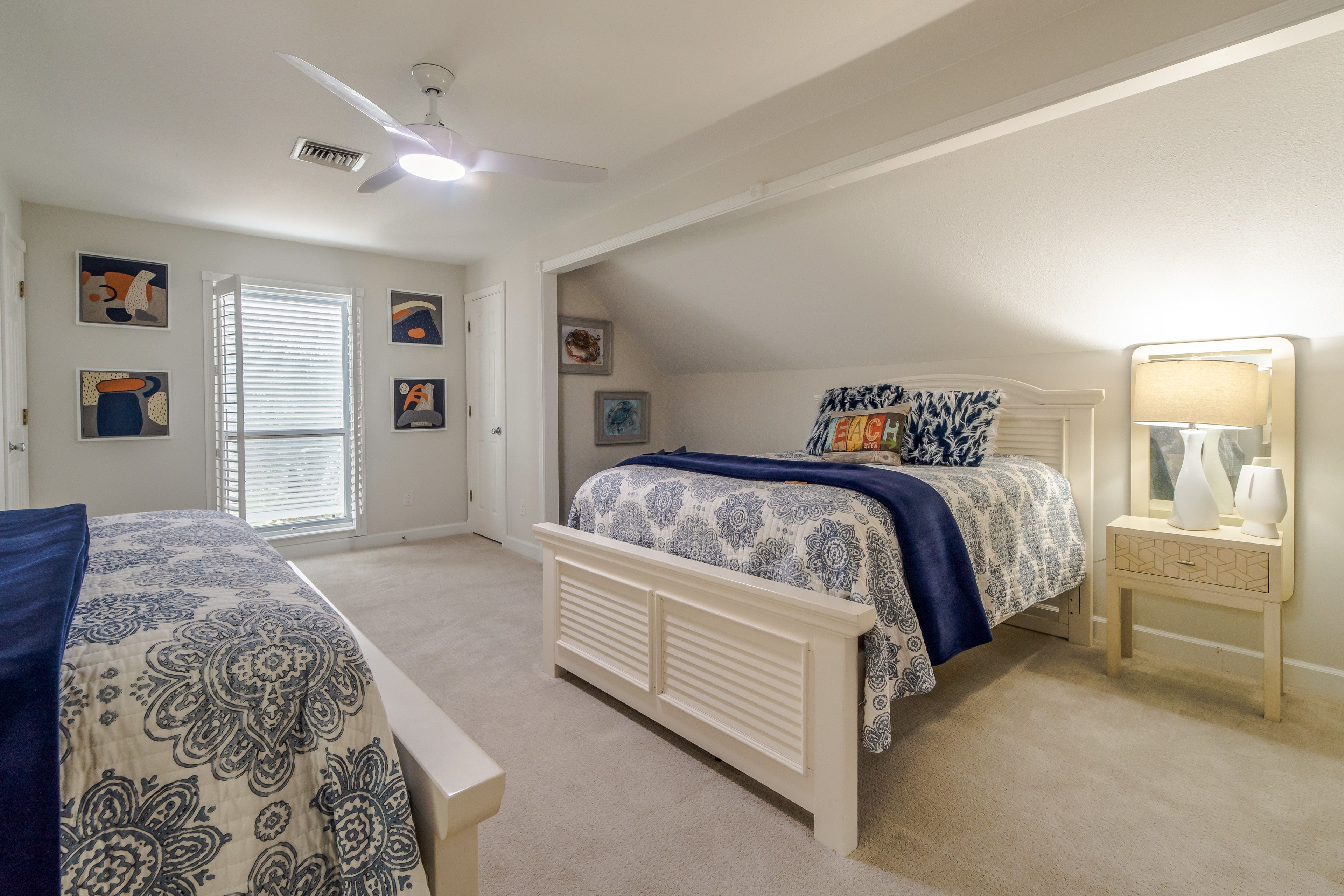 Bedroom 2 | 2 Full Beds w/ Twin Trundles | 2nd Floor | Stairs Required