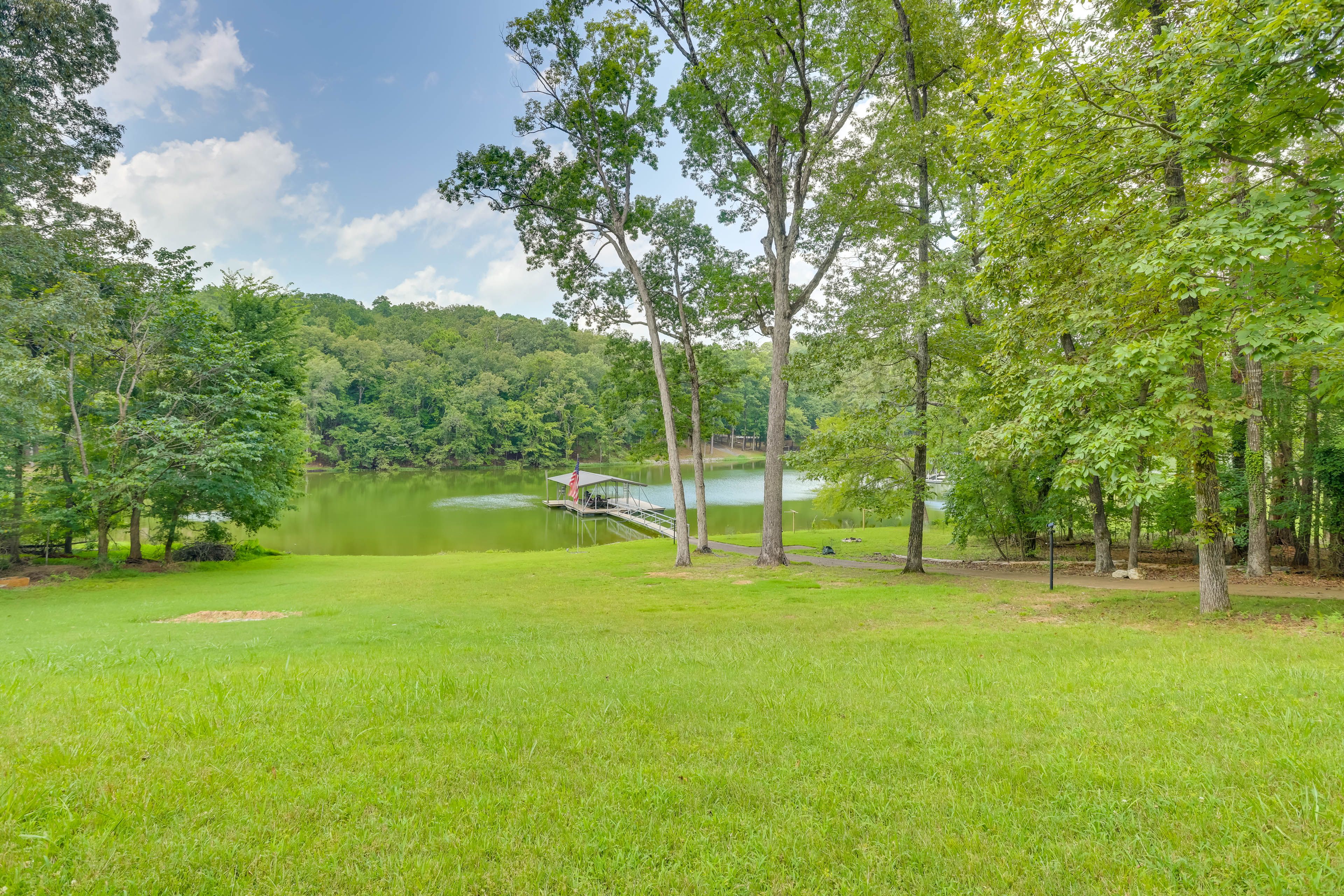 Shared Waterfront Backyard