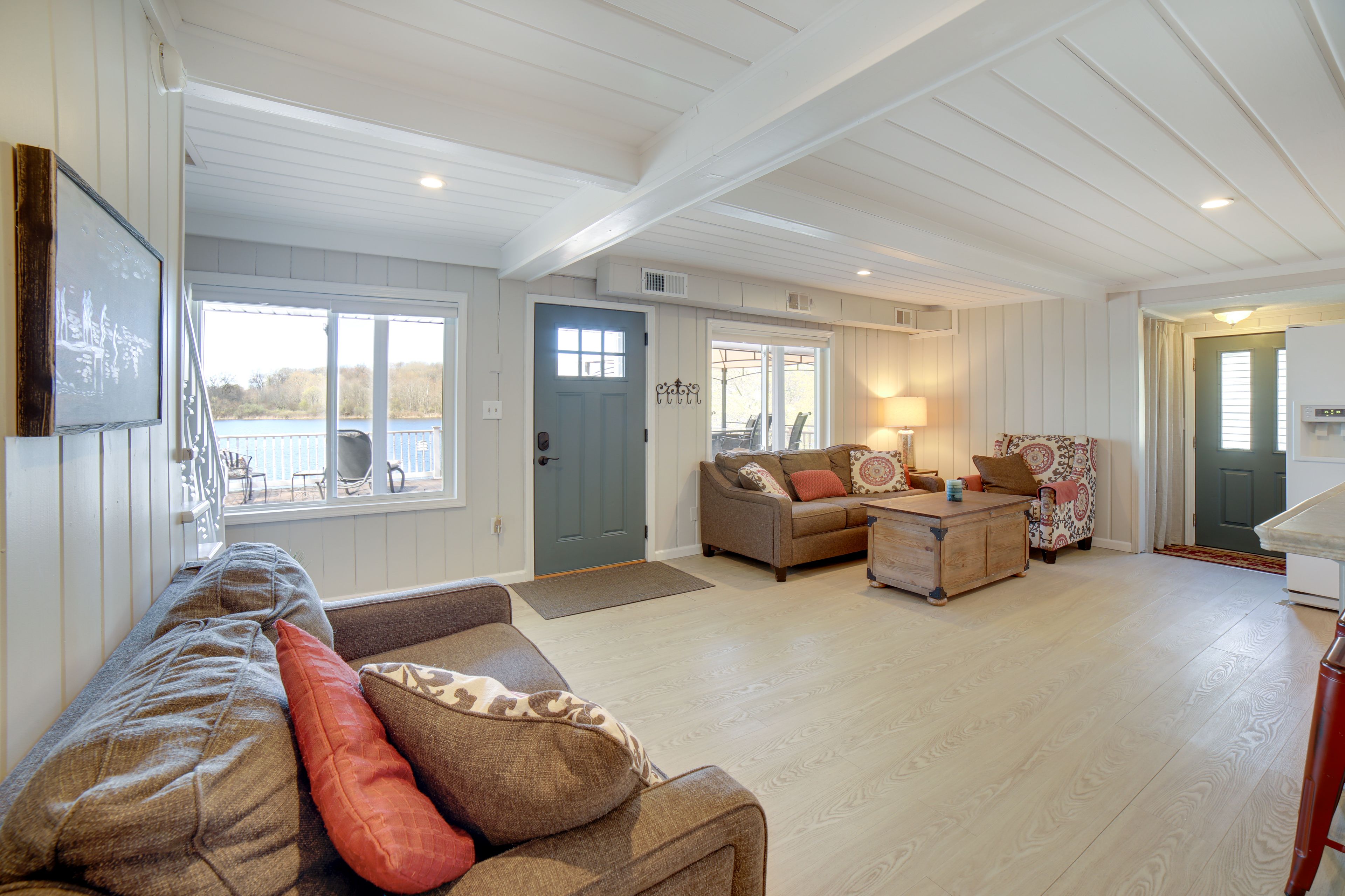 Living Room | Full Sleeper Sofa | 1st Floor | Central Air Conditioning