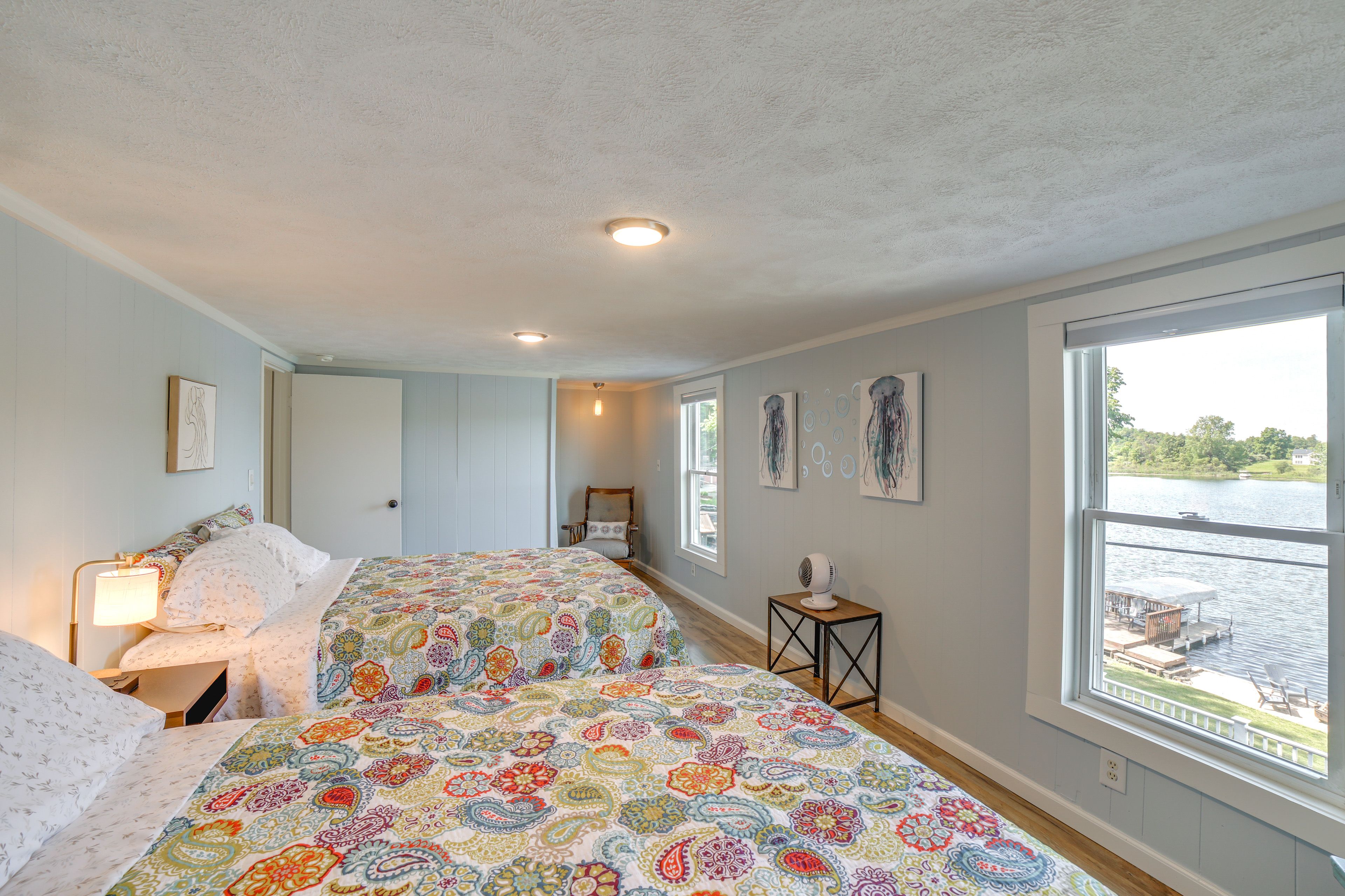 Bedroom 2 | 2 Queen Beds | 2nd Floor | Linens Provided