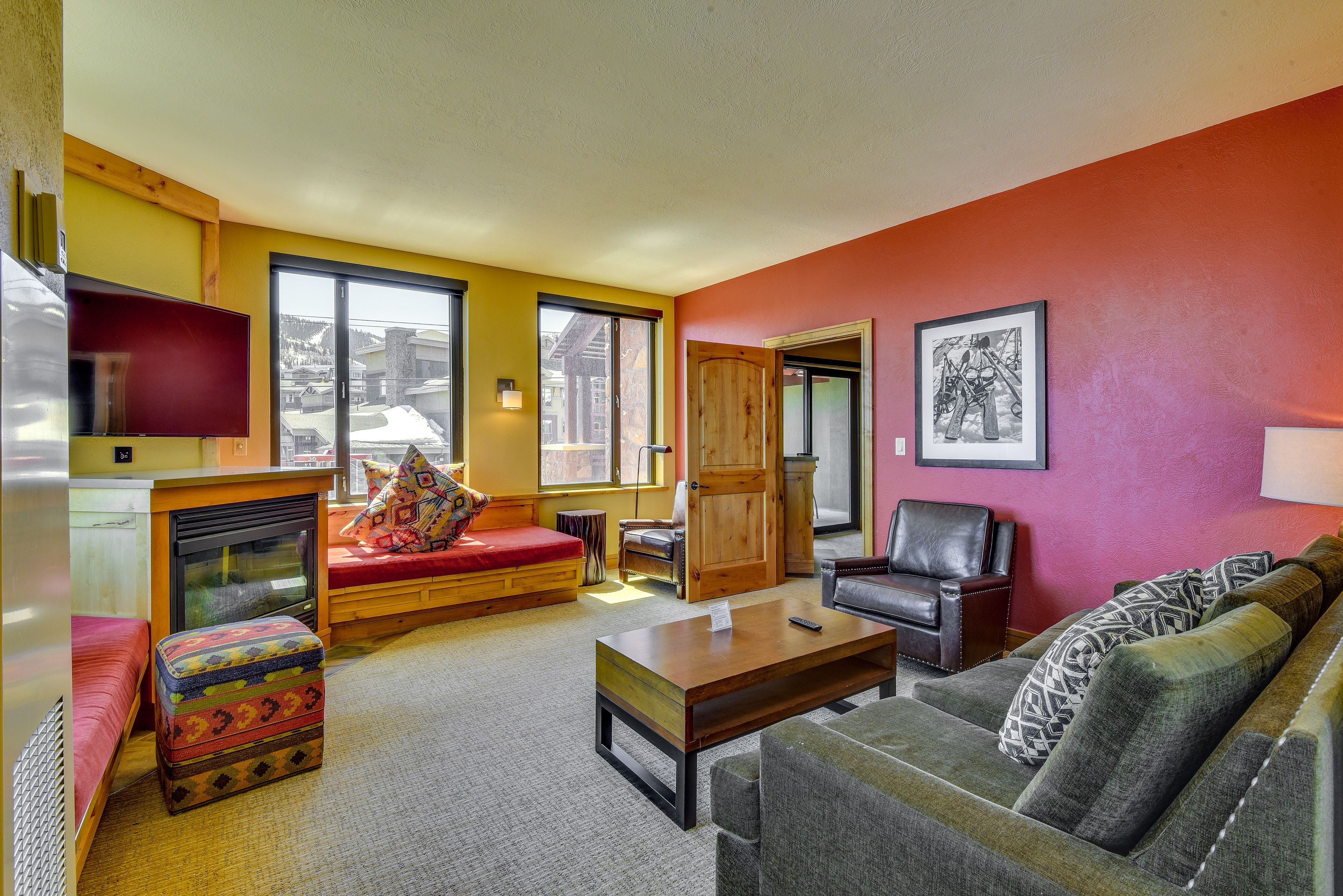 Living Room | Full Sleeper Sofa | 2 Twin Sleeper Sofas | Main Floor | TV