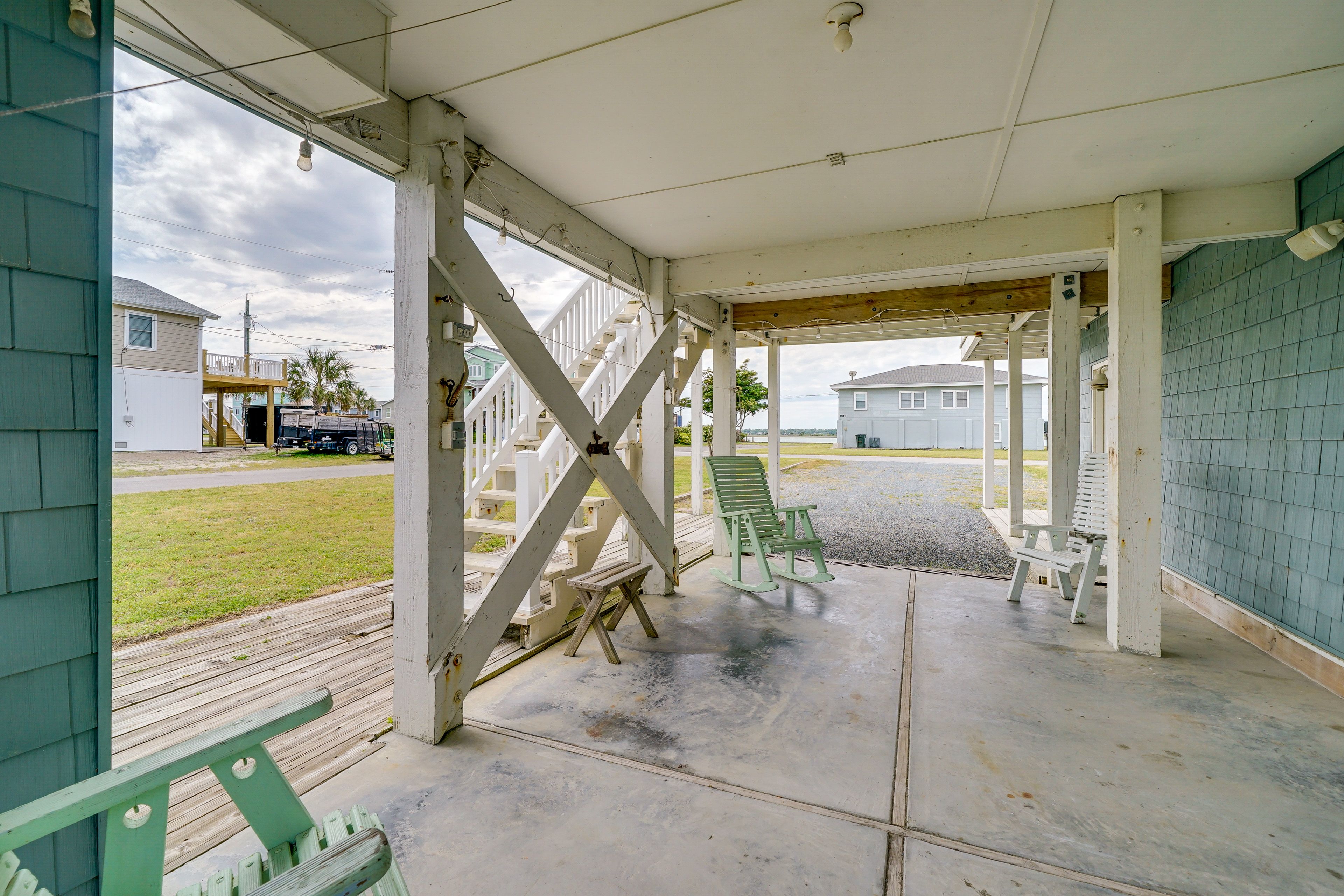 Outdoor Space | Charcoal Grill | Ample Seating