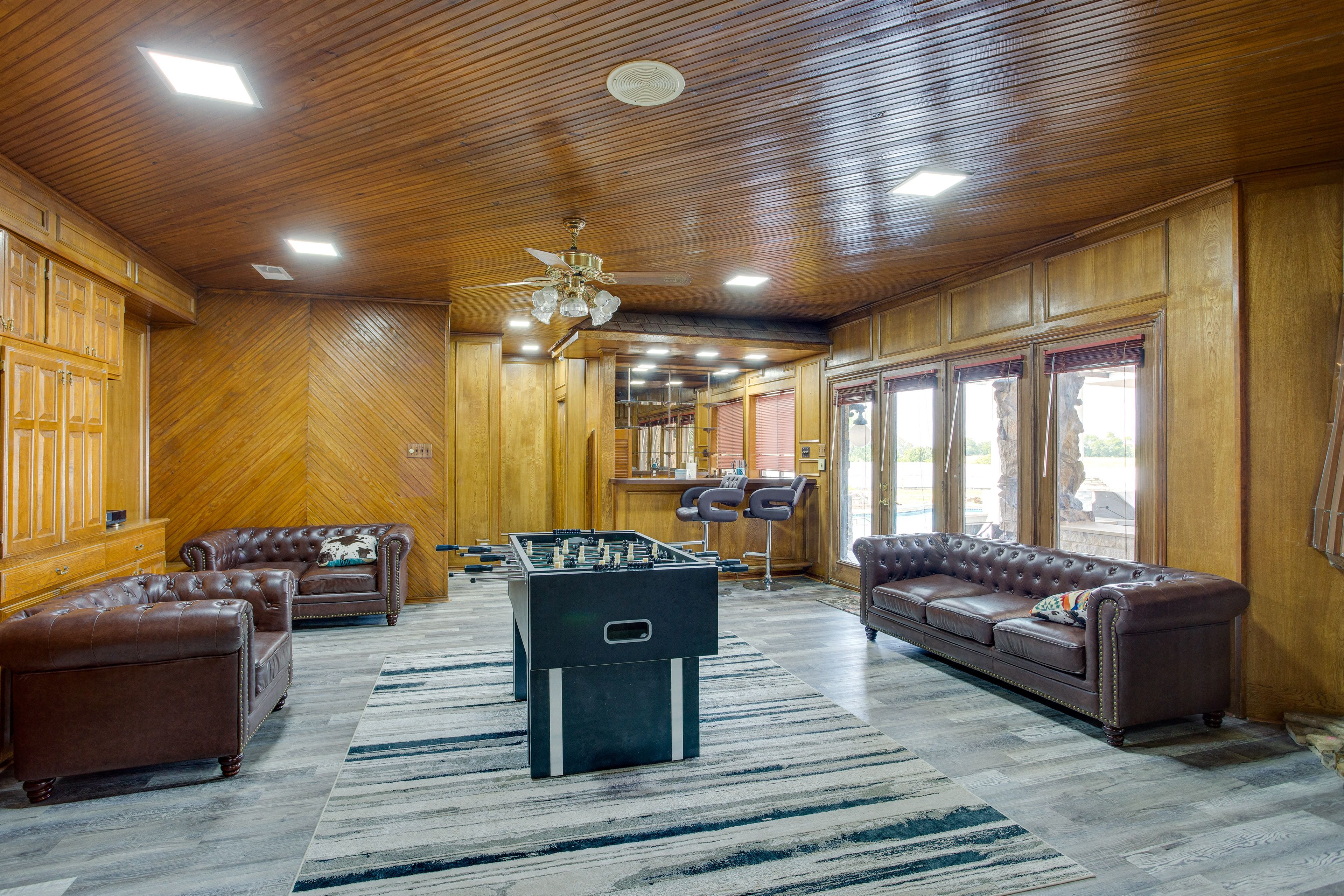 Additional Game Room | Lower Level | Foosball Table | Wet Bar